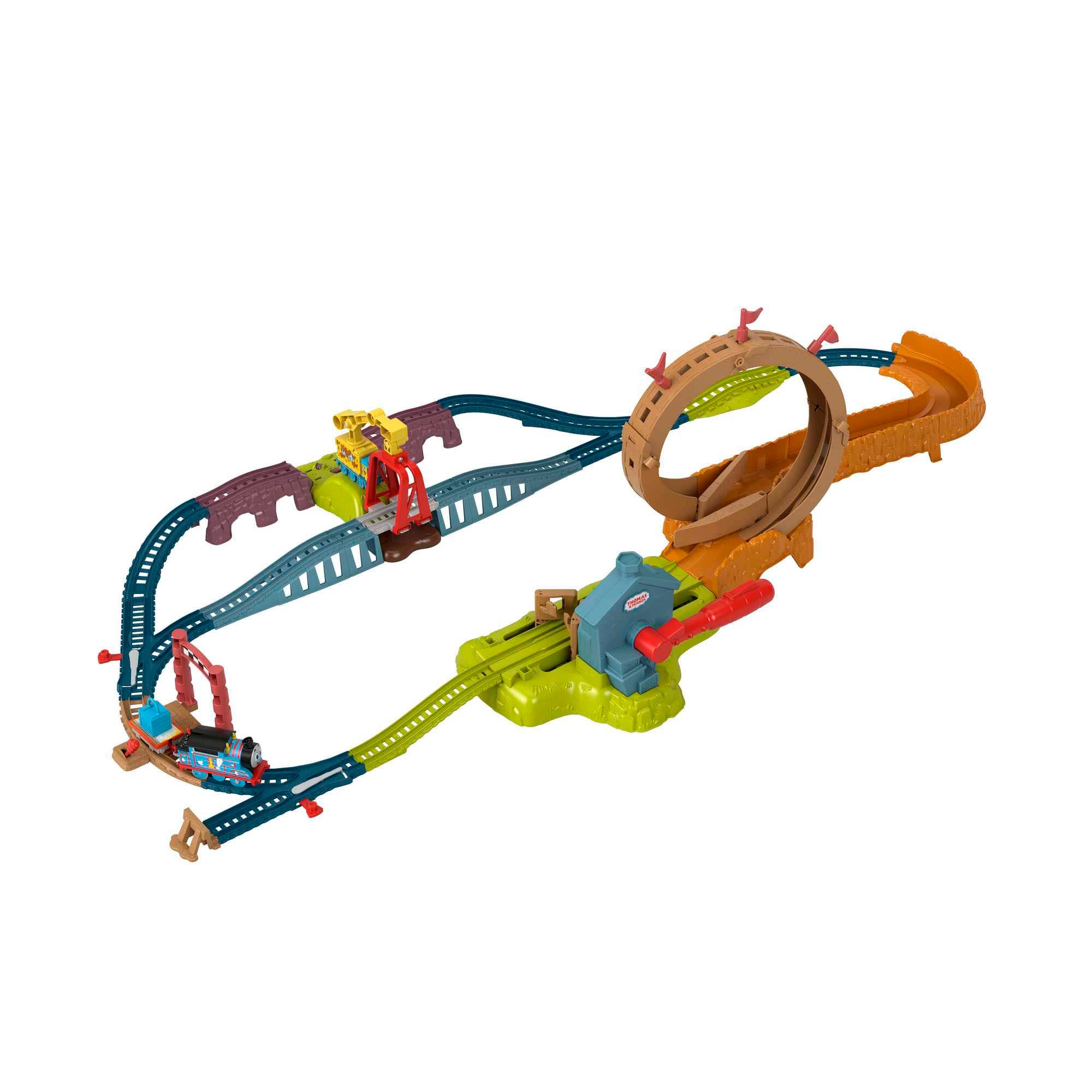 Fisher-Price Thomas & Friends Launch & Loop Maintenance Yard Trackset - Epic Sodor Adventure!