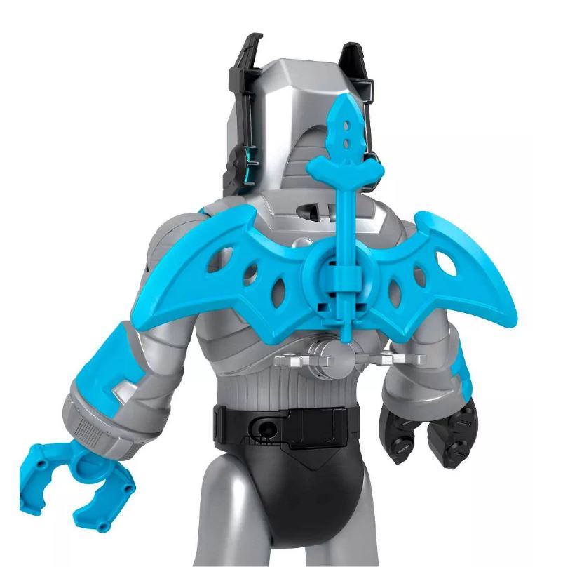 Fisher-Price Imaginex DC Super Friends Grey Batman Insider Action Figure Set