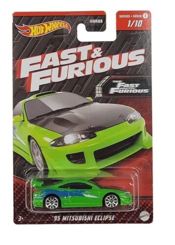 Hot Wheels Fast & Furious Themed Vehicle 1/10 '95 Mitsubishi Eclipse