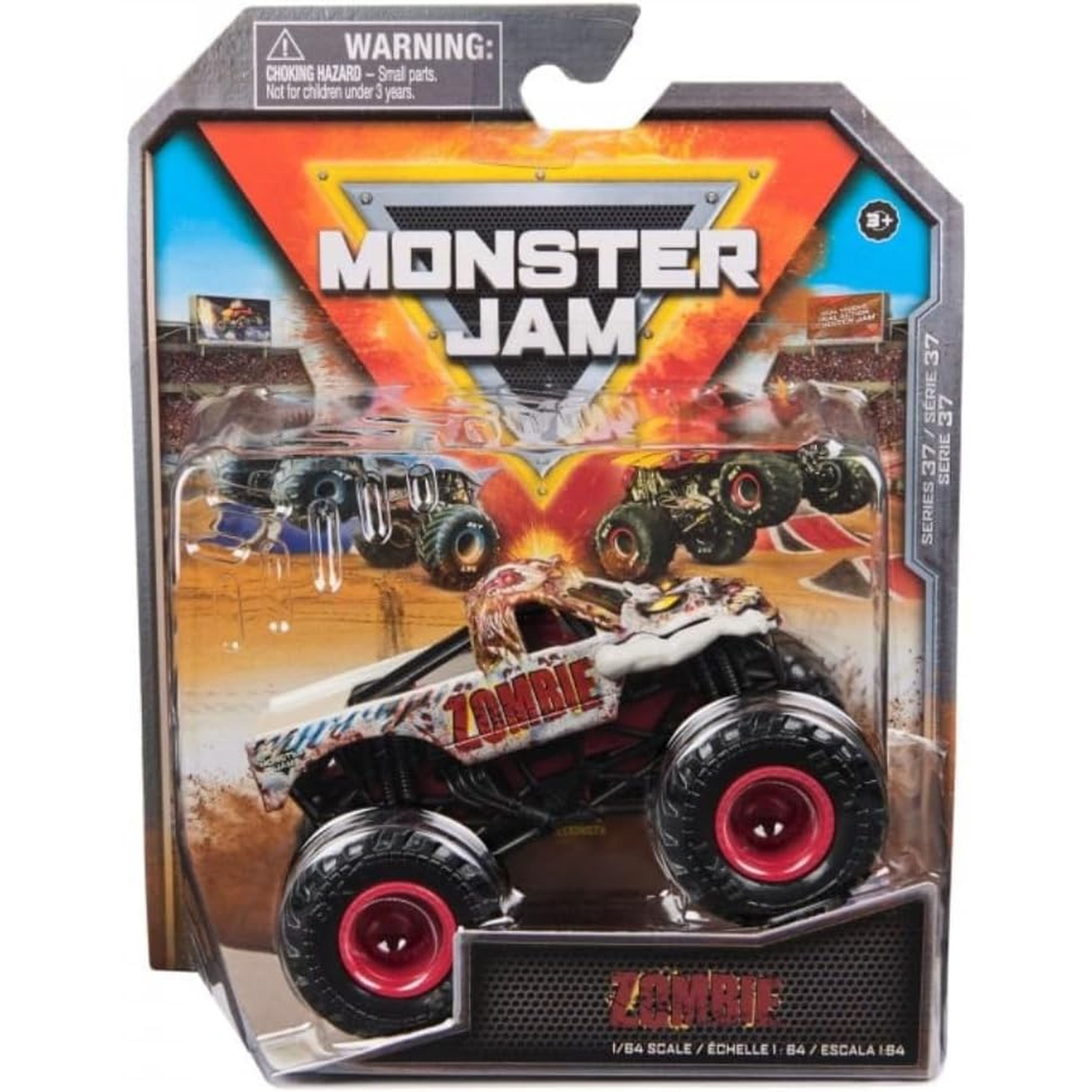 Hot Deal! Monster Jam 1:64 Scale Series 37 Zombie Monster Truck