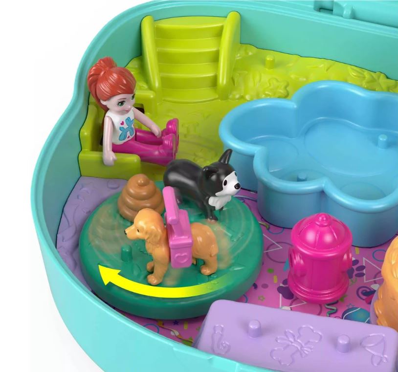 Hot Deal: Polly Pocket Doggy Birthday Bash Playset Compact for Kids Aged 4+