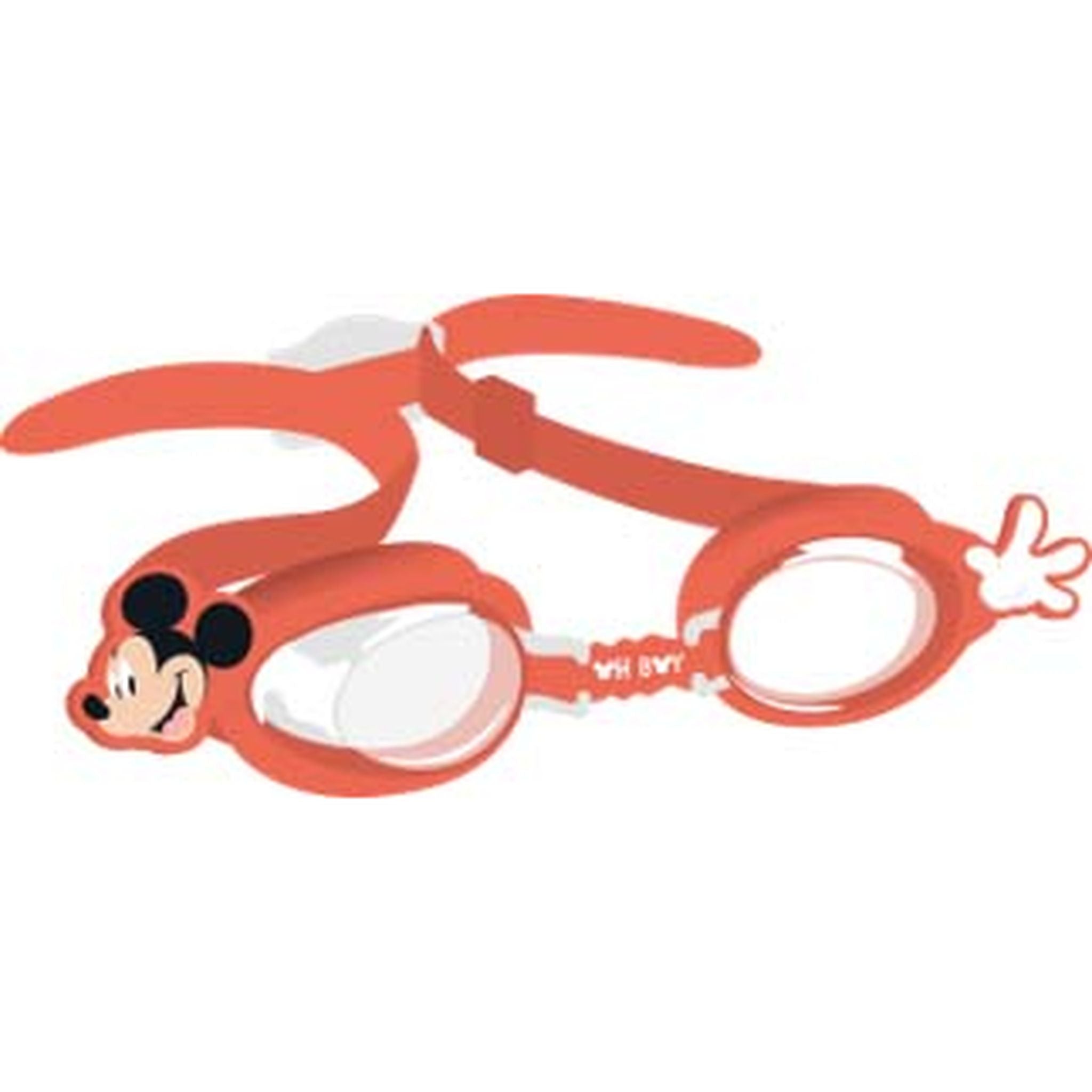 Wahu Disney Assorted Styles Mickey Mouse Kids Swim Goggles in Red or Blue