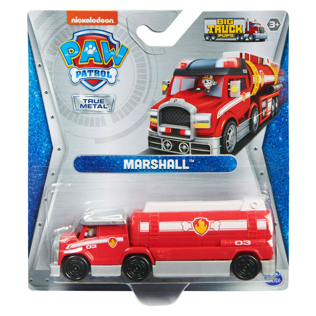 PAW Patrol 1:55 True Metal Die - Cast Marshall Toy Vehicle