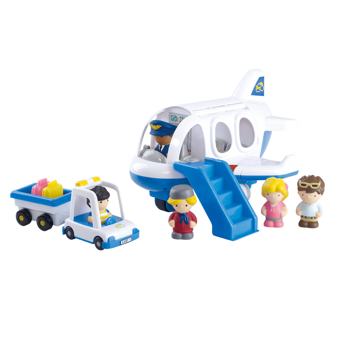 Playgo Toys' Up - In - The - Sky Interactive Plane Toy Set
