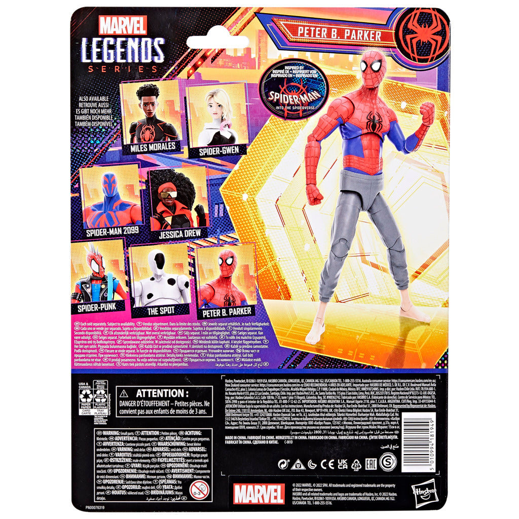 Hot Deal! Marvel Legends Series Peter B. Parker Spider - Man Across The Spider - Verse Action Figure