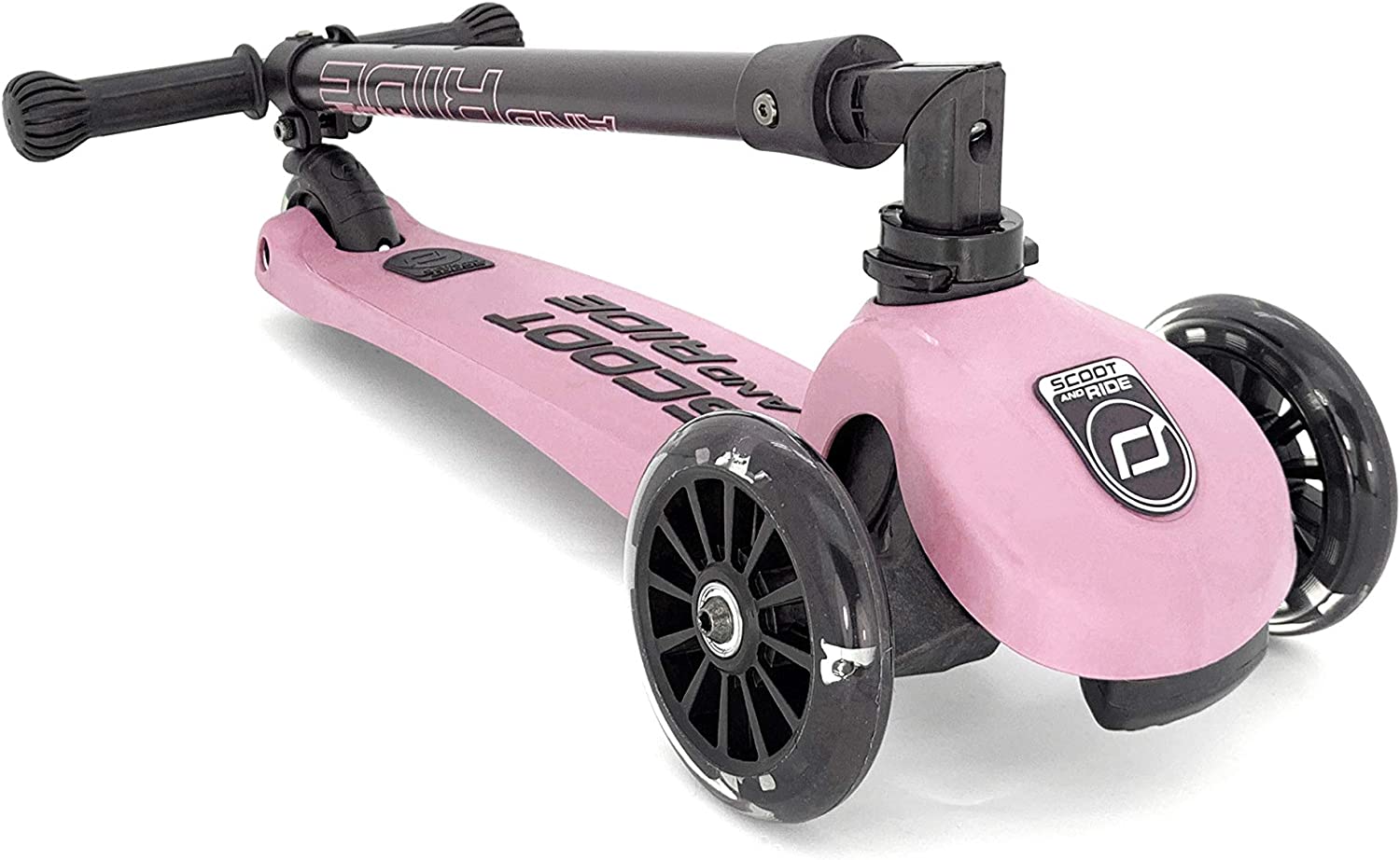 Hot Sale! Scoot & Ride Highwaykick 3 LED Rose Kick Scooter for 3 - 6 Year - Old Kids
