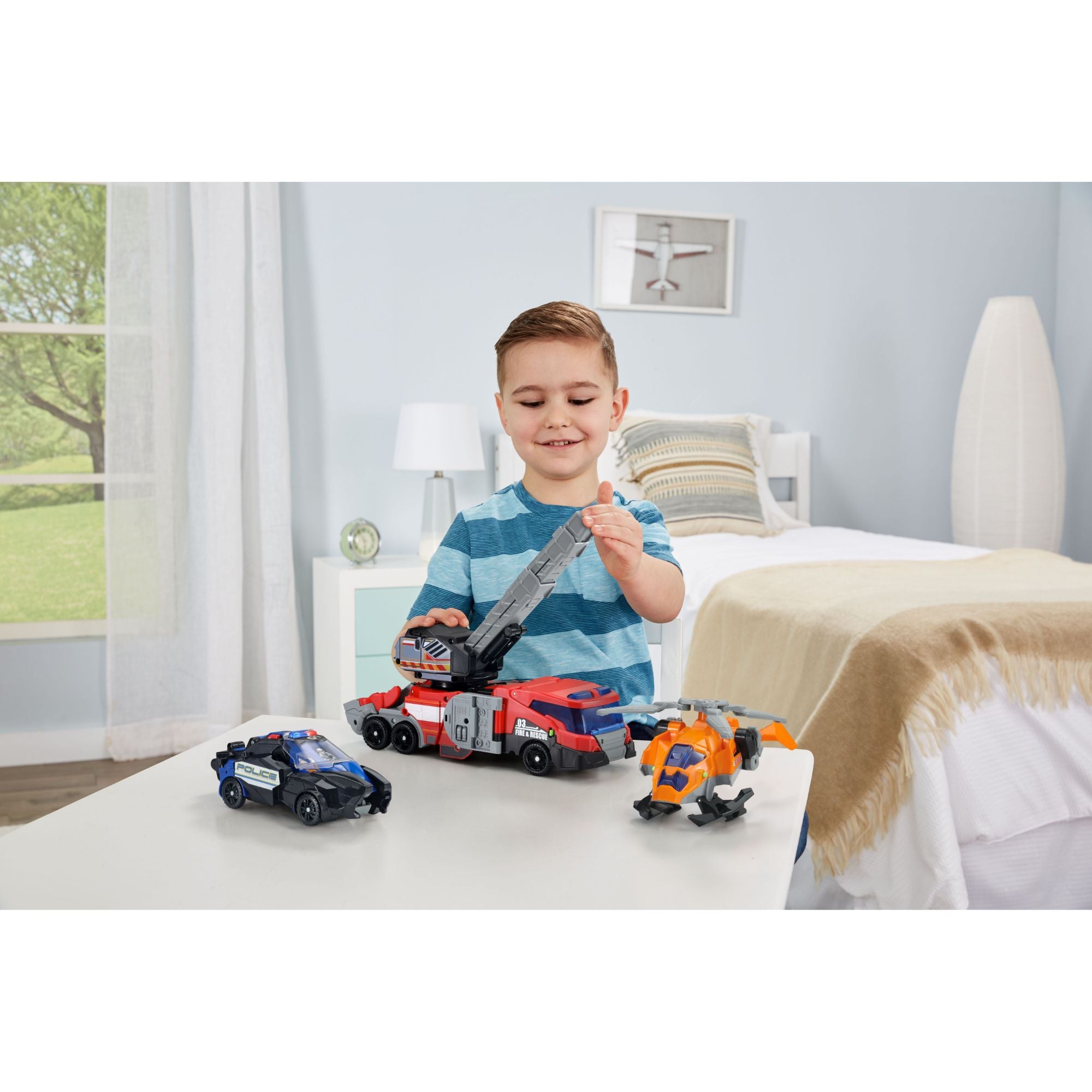 VTech 3-in-1 Switch & Transform Dinos Rescue Raiders Set