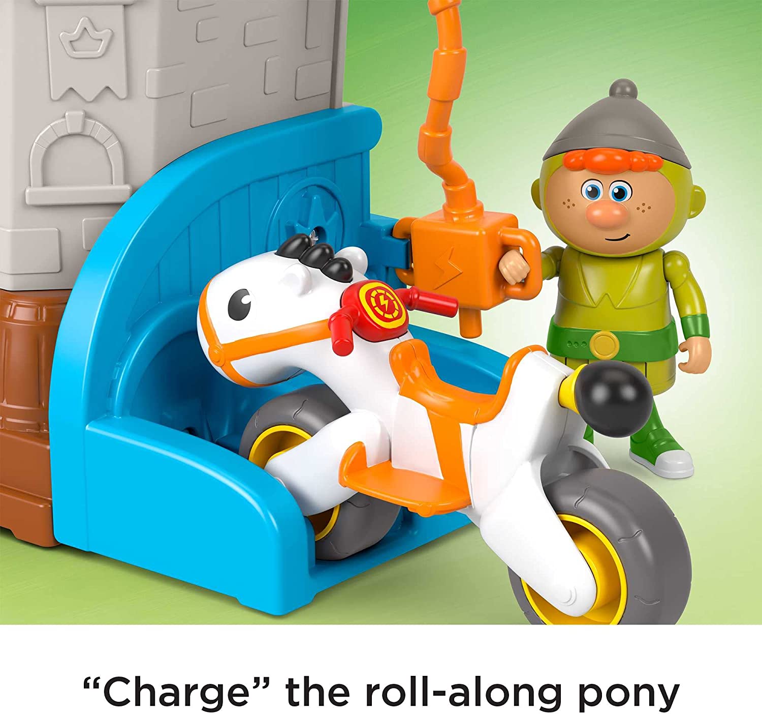 Fisher-Price Action-Packed Gus The Itsy-Bitsy Knight Castle Kingdom Playset