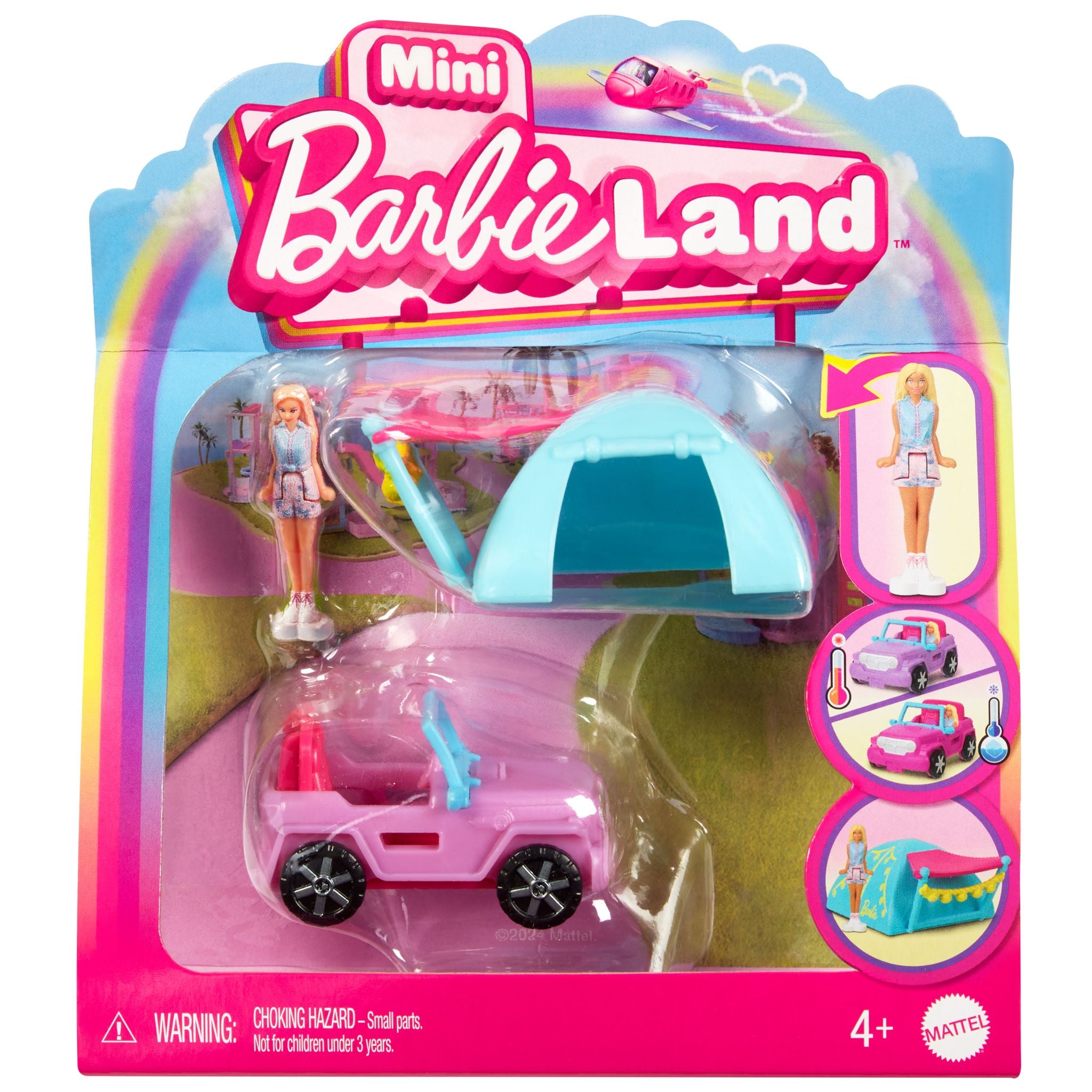 Hot Sale! Mini Barbieland Color-Changing Jeep for Barbie Doll Lovers