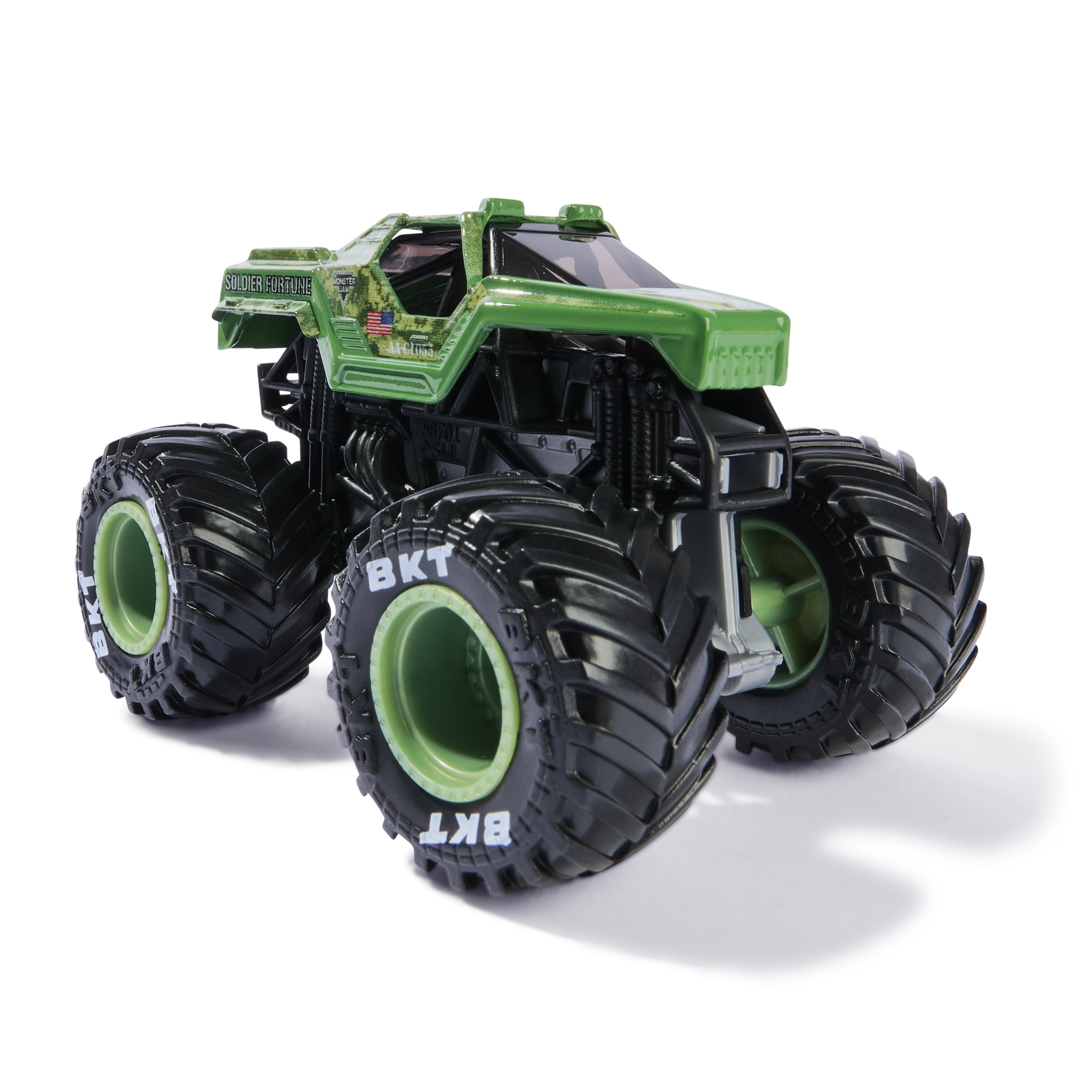 Hot Deal! 1:64 Scale Die - Cast Monster Jam Monster Truck Series 38 Soldier Fortune for Collection