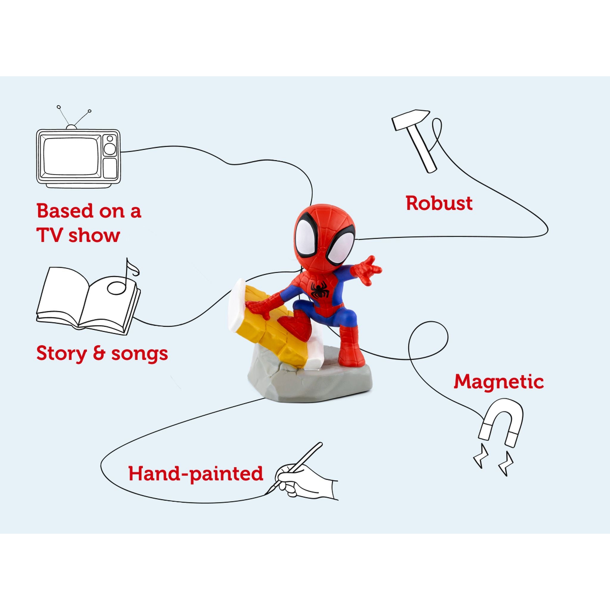 Hot Deal! Tonies Audio Character - Marvel's Spidey & His Amazing Friends Spidey for Kids