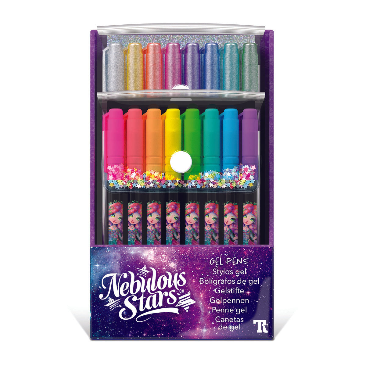 8-Pack Assorted Nebulous Stars Gel Pens - Great Deal