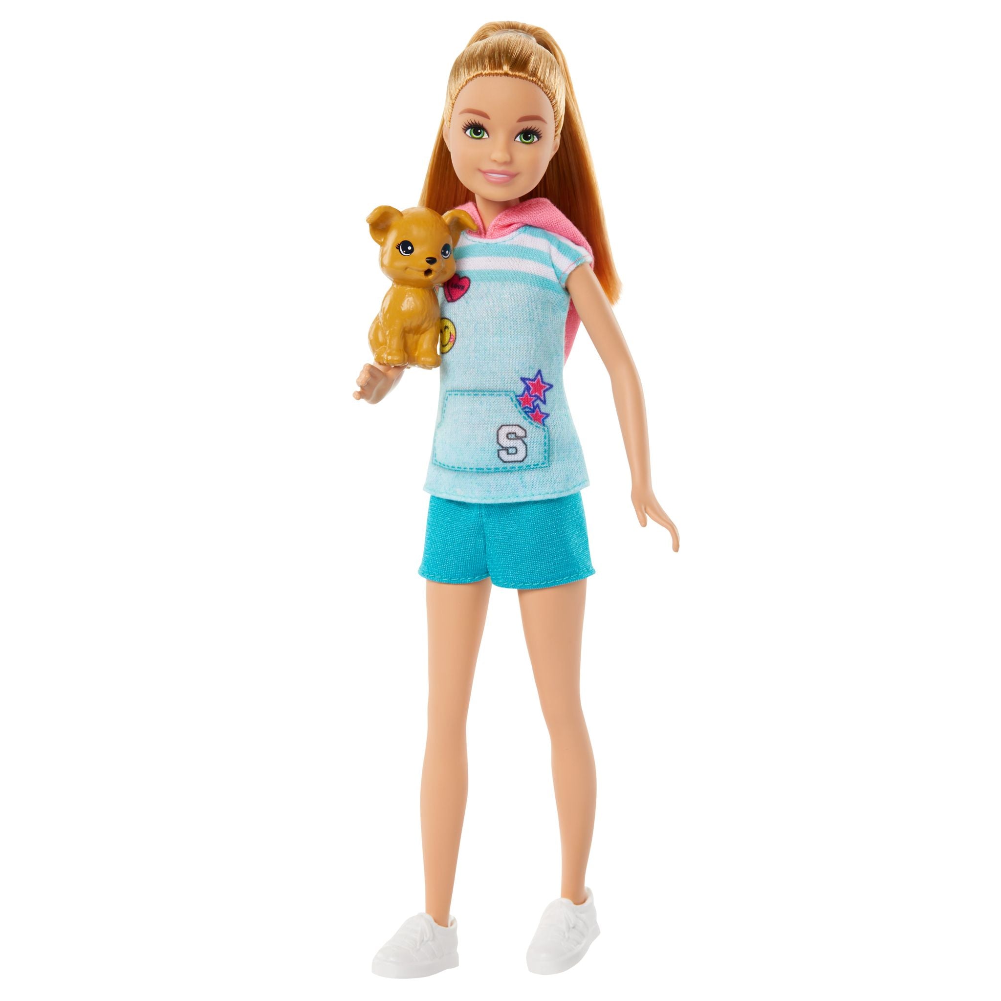 Hot! Barbie & Stacie Rescue Stacie Doll with Puppy