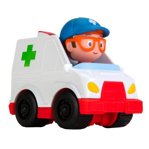 Hot Deal! Blippi Themed Mini Vehicle Collection - Including Ambulance