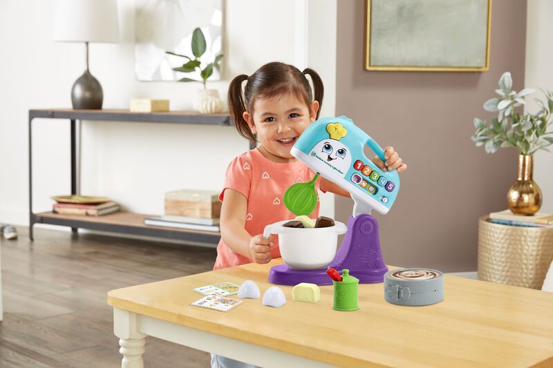 LeapFrog Rainbow Learning Lights Stand Mixer - Ideal for Little Bakers
