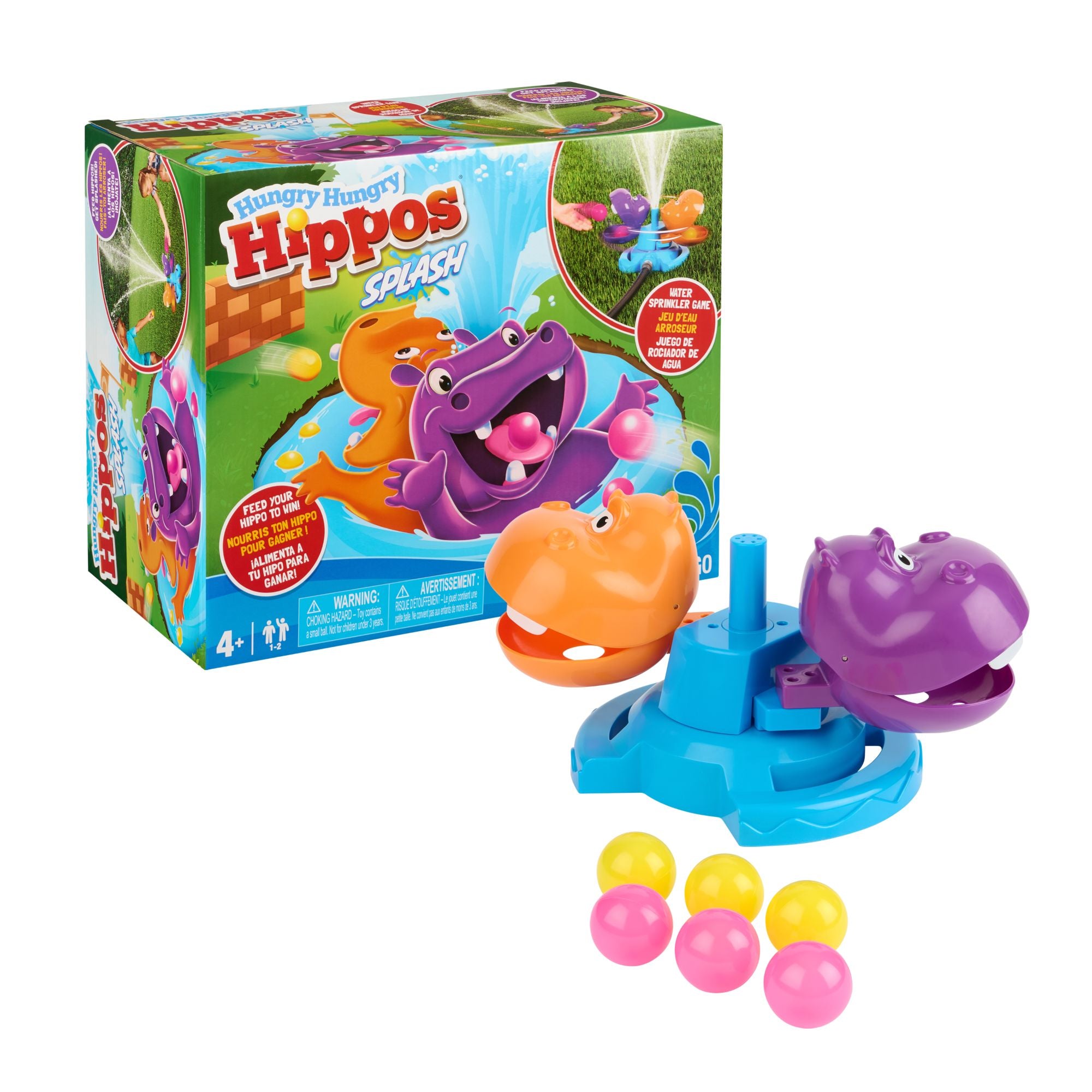 WowWee's Exciting Water - Spraying Hungry Hungry Hippos Game