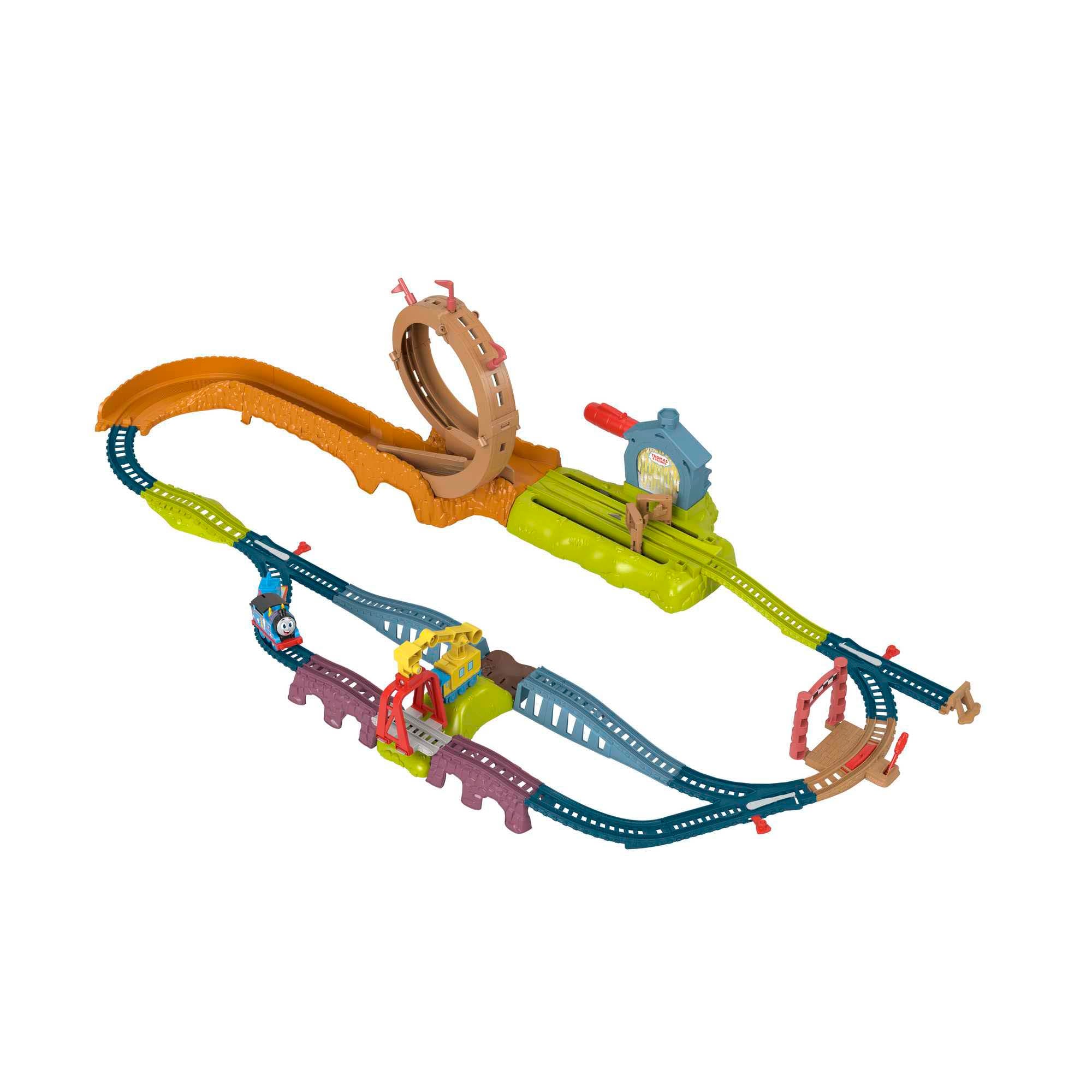 Fisher-Price Thomas & Friends Launch & Loop Maintenance Yard Trackset - Epic Sodor Adventure!