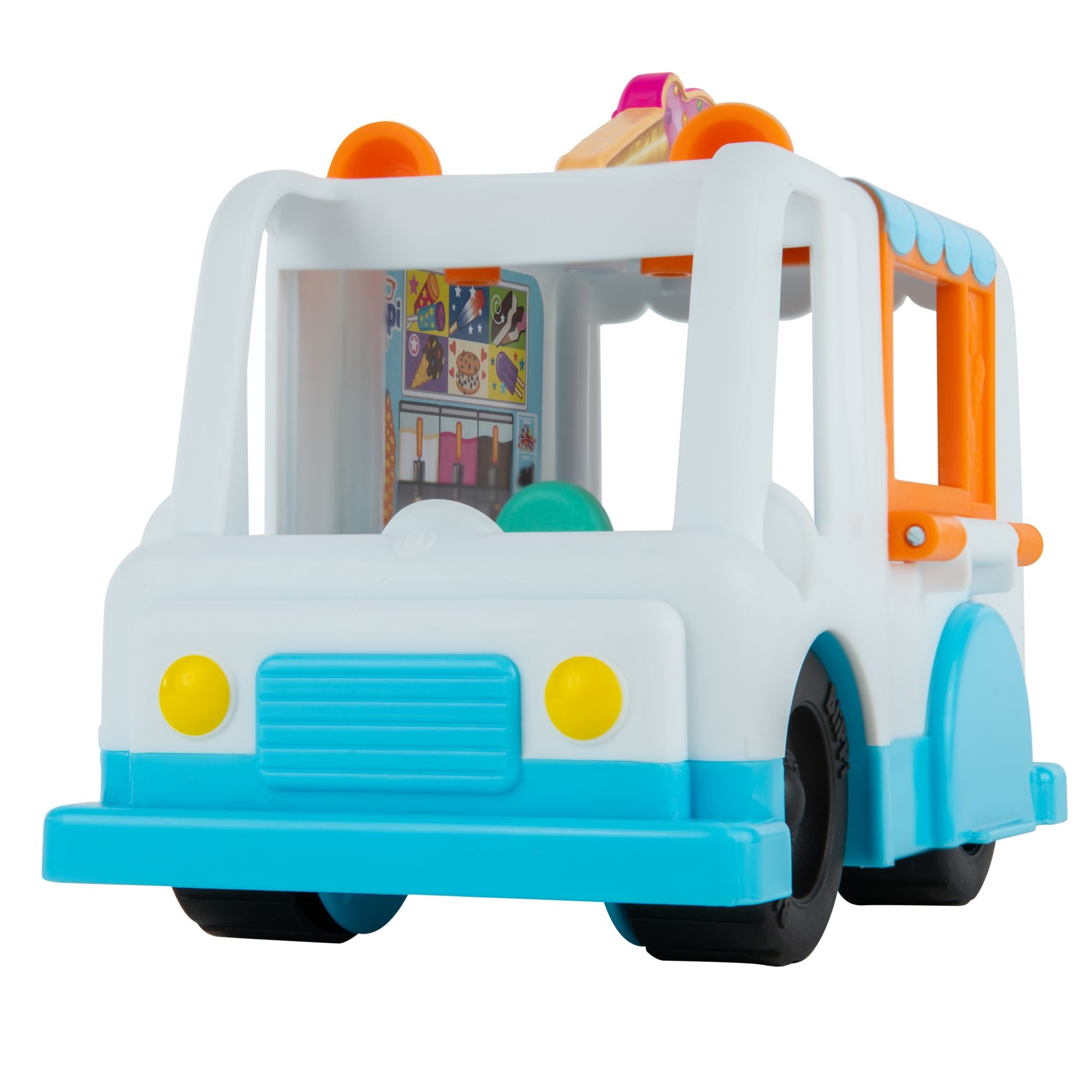Animated Blippi Ice Cream Truck Toy Vehicle for Fun Play