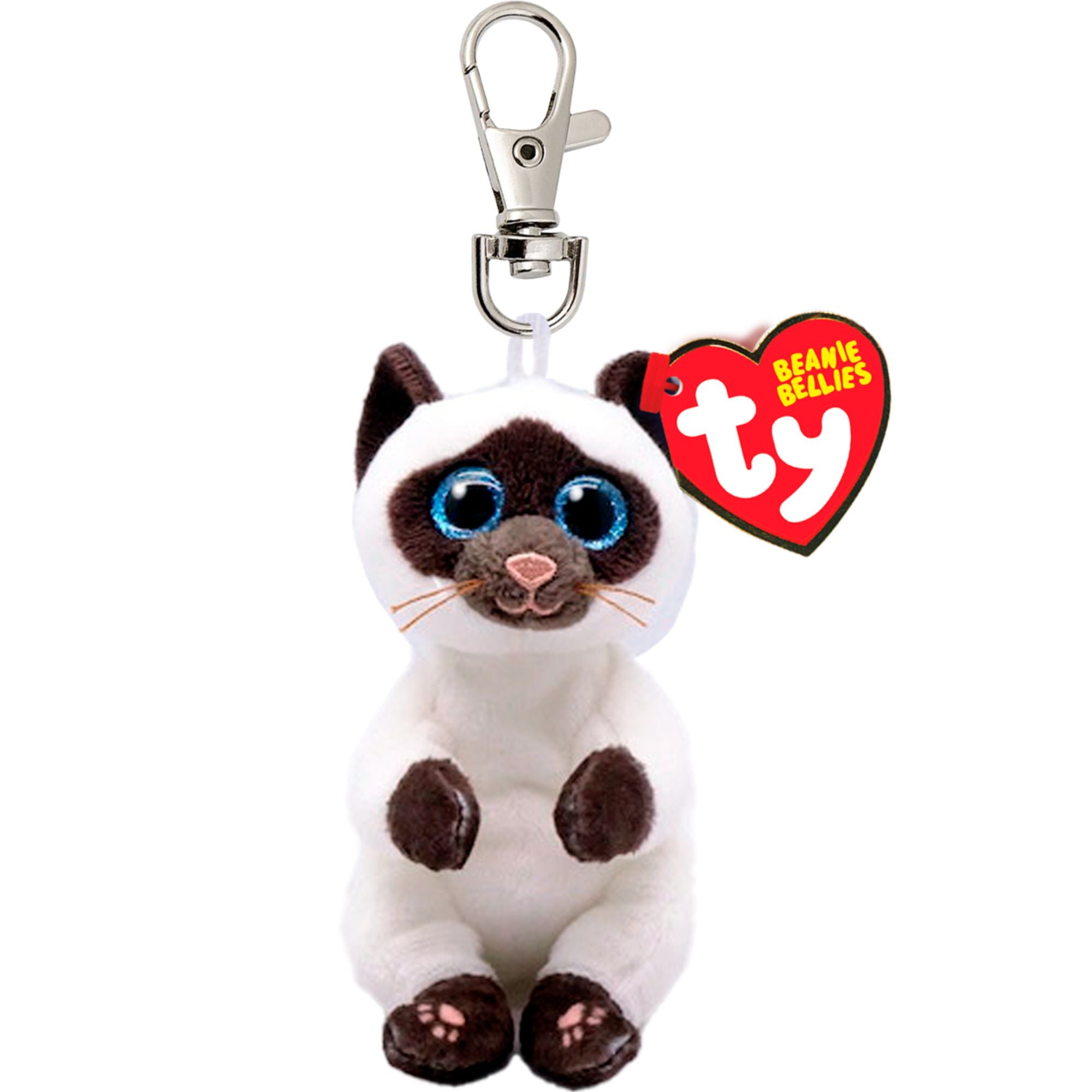 Special Offer! Ty Beanie Bellies Clip - Adorable Miso Siamese Cat Collectible