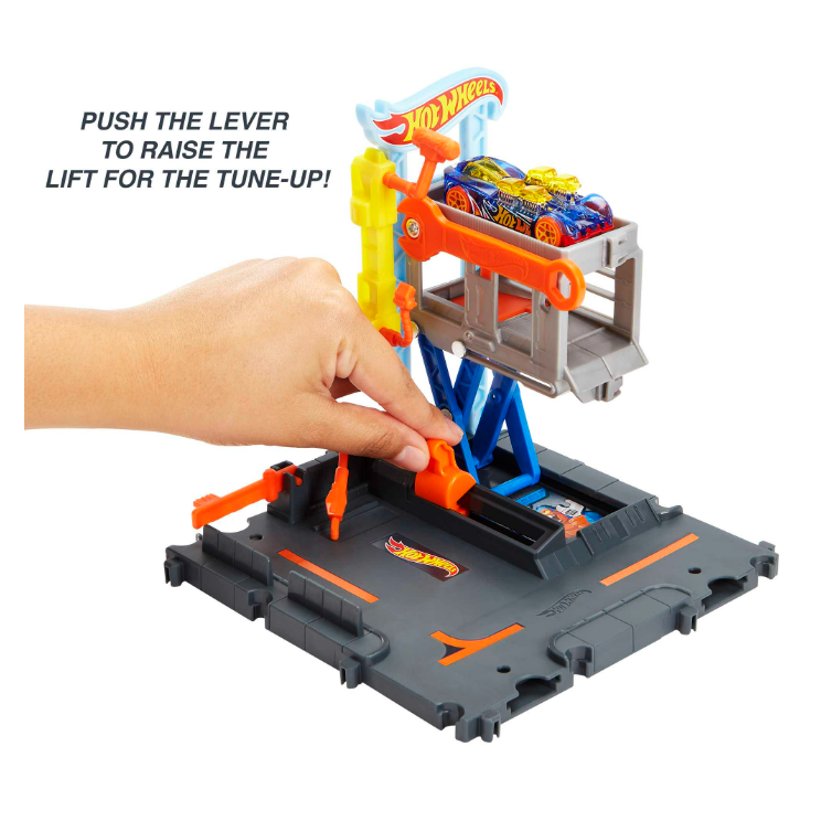 Hot Wheels City Downtown Ice Cream Swirl Exciting Playset for Kids