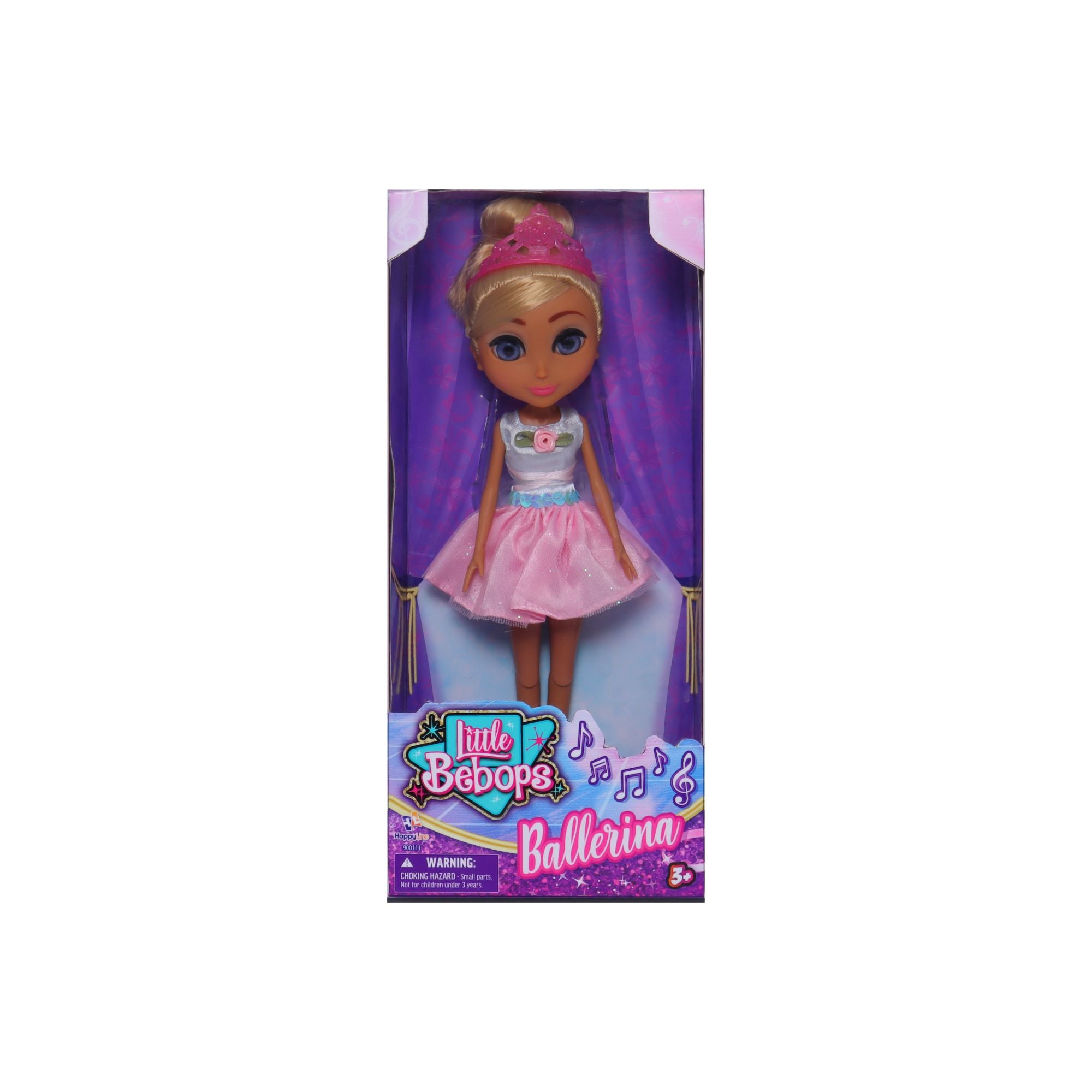 25cm Little Bebops Doll Ballerina in Assorted Charming Styles