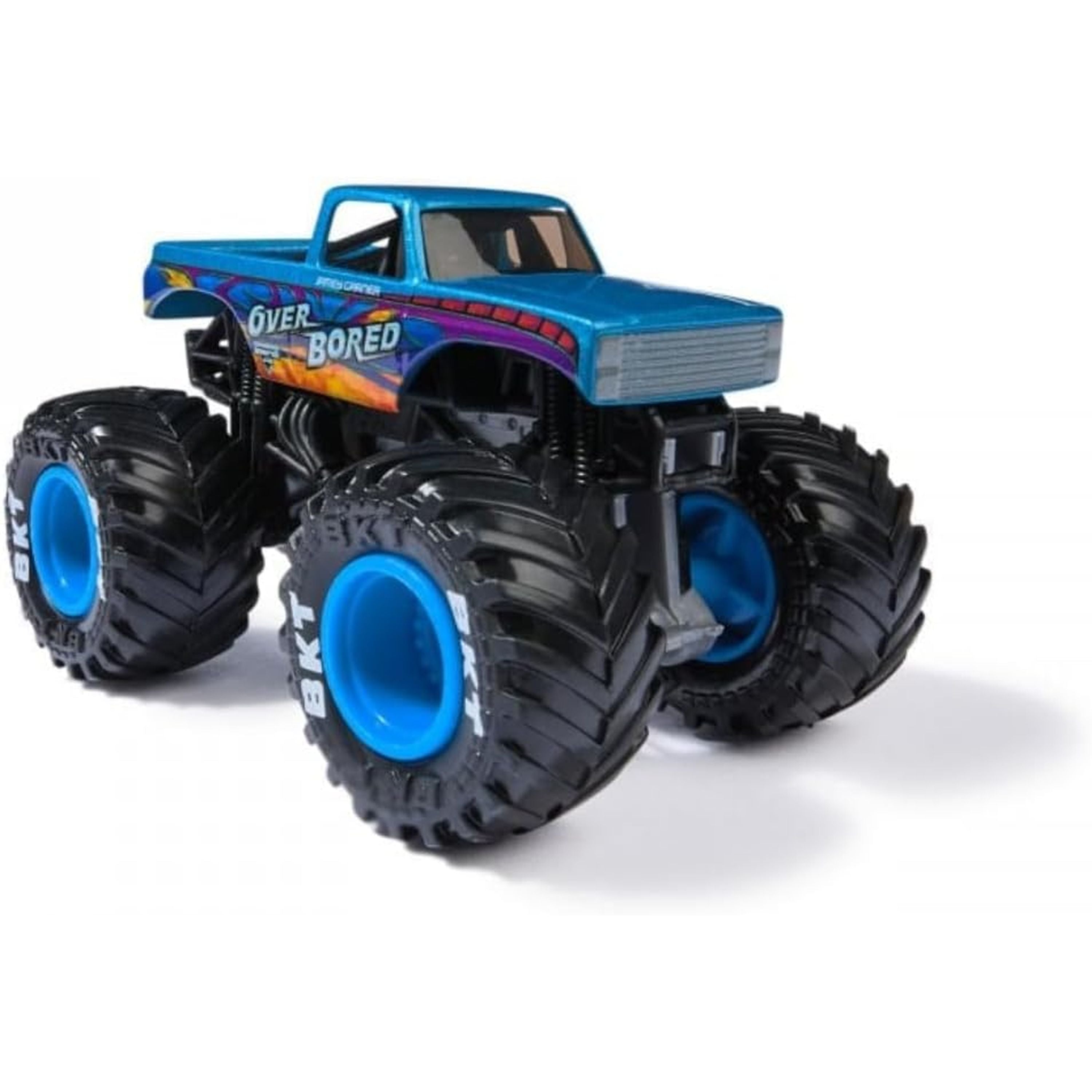 Hot Deal! Monster Jam 1:64 Scale Die - Cast Monster Truck Series 37 Over Bored