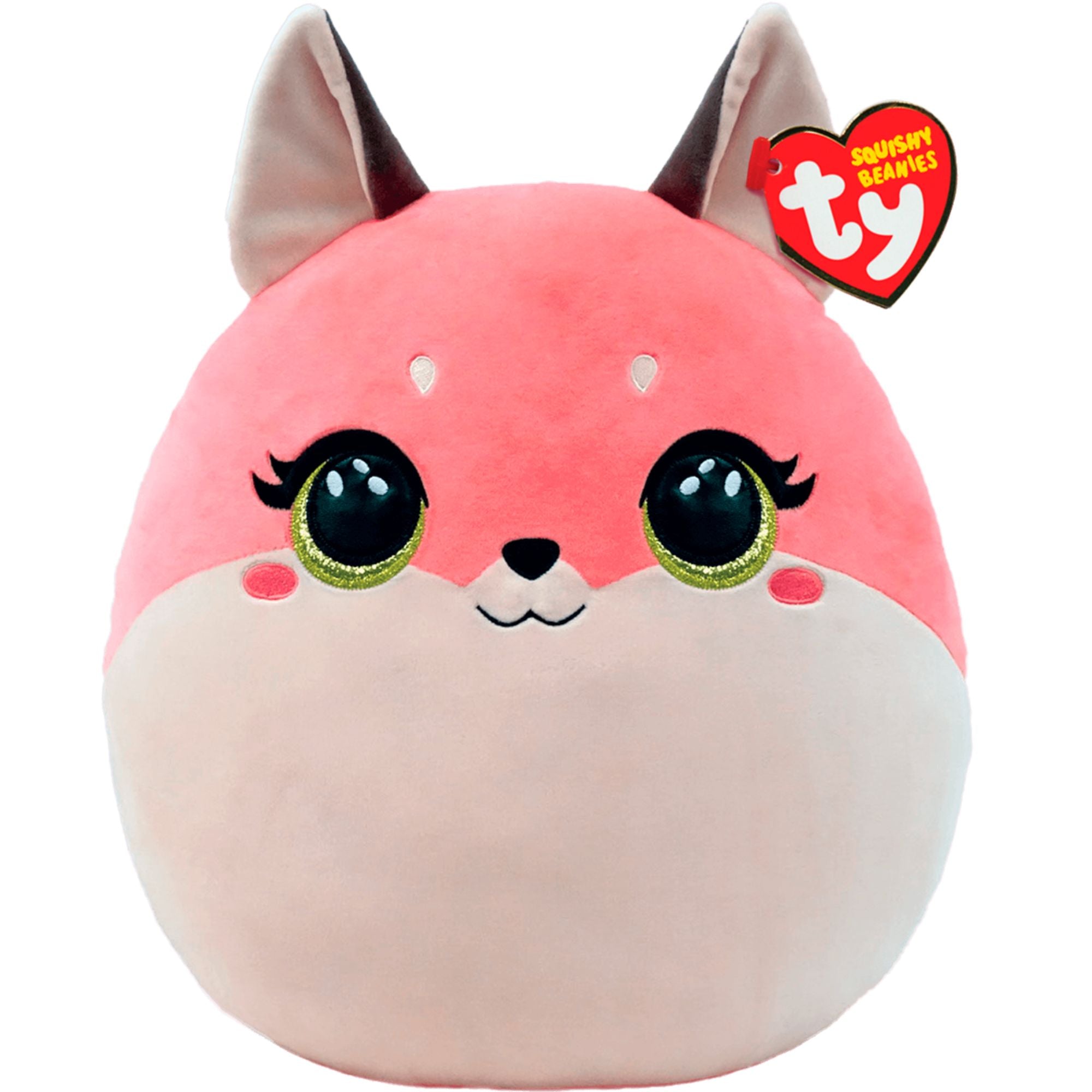 35cm Soft Ty Squishy Beanies - Pink Fox Roxie