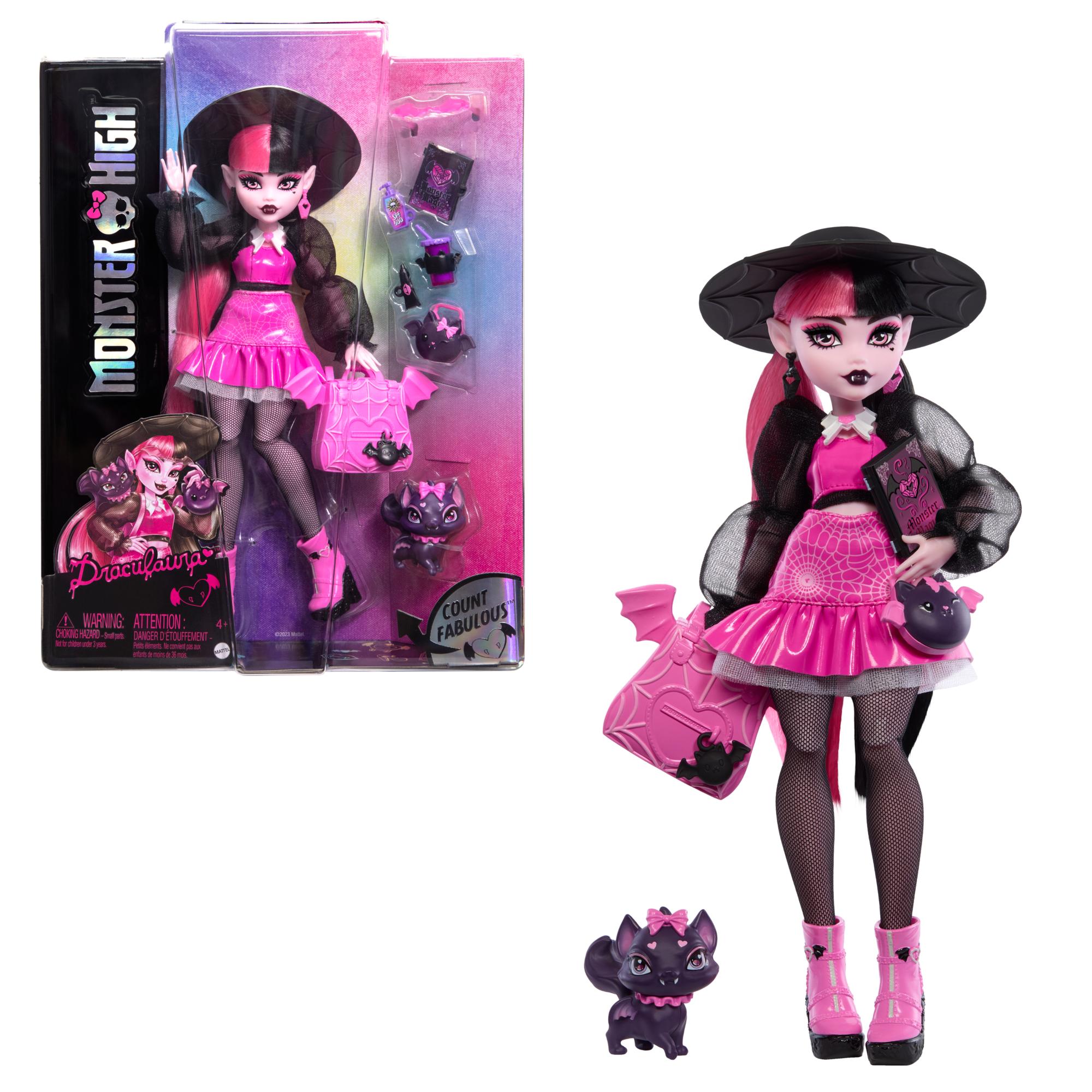 Hot Sale! Monster High Refresh Core Doll - Fashionable Draculaura Doll for Kids