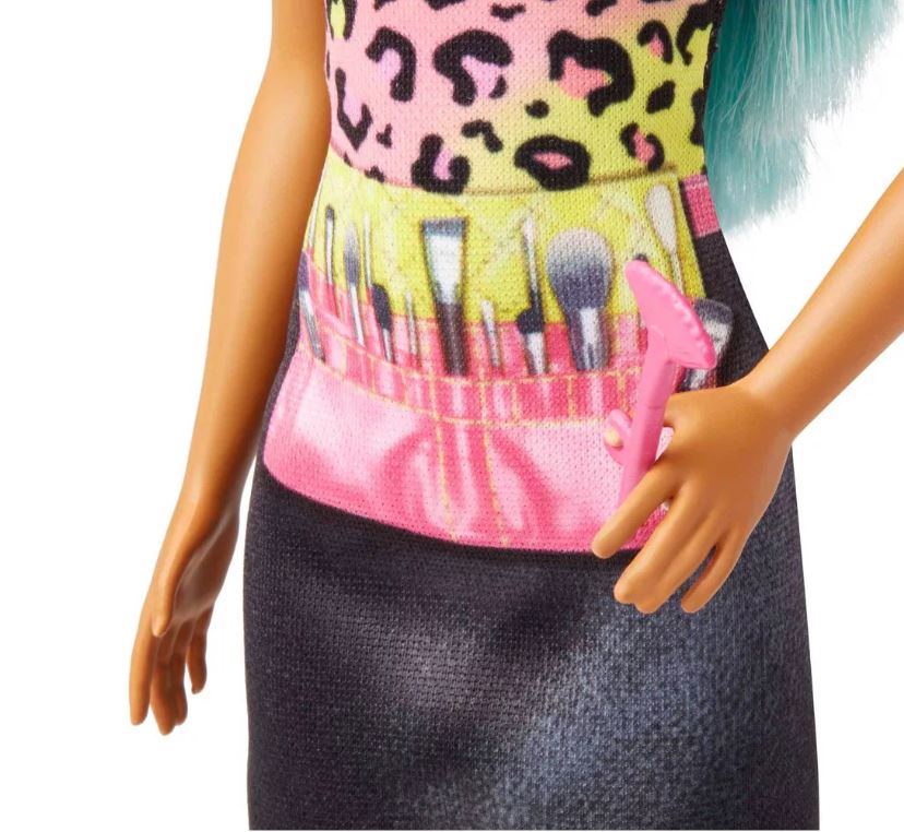 Barbie Doll for Aspiring Makeup Artists with Styling Accessories
