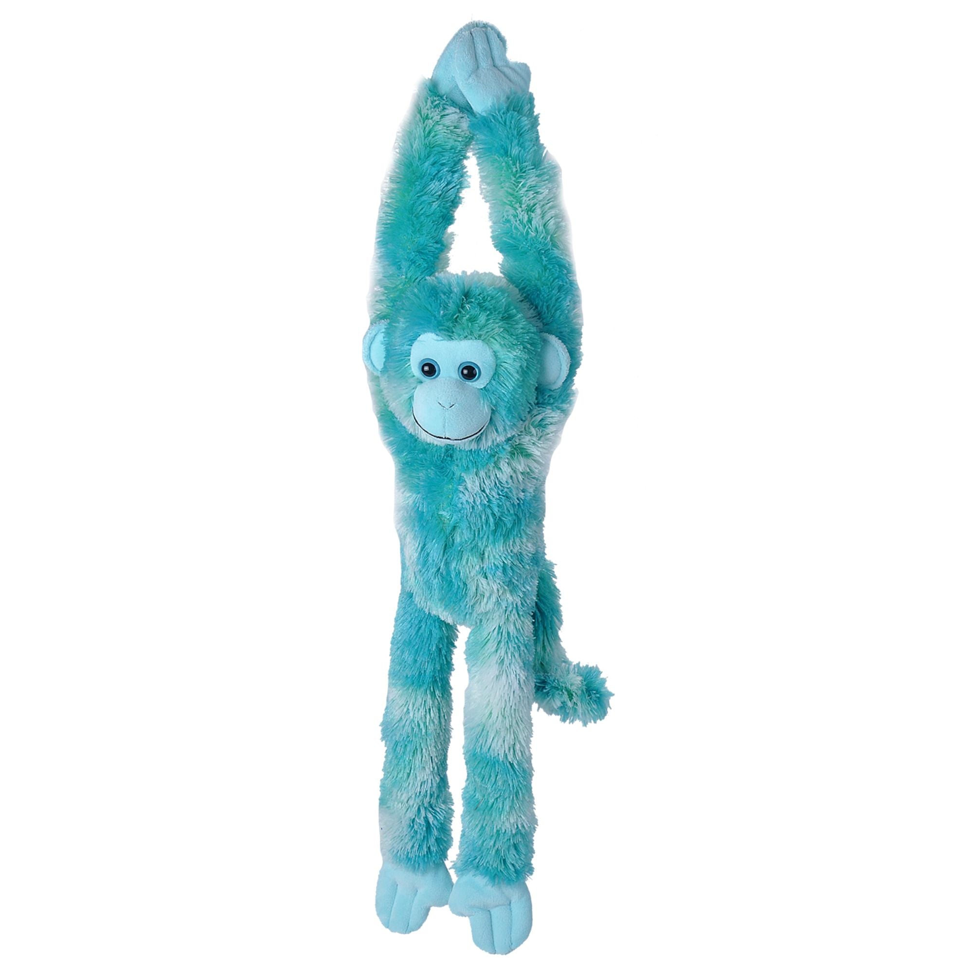 20-Inch Blue Multi-Vibe Hanging Monkey Plush Toy by Wild Republic - Great Deal!