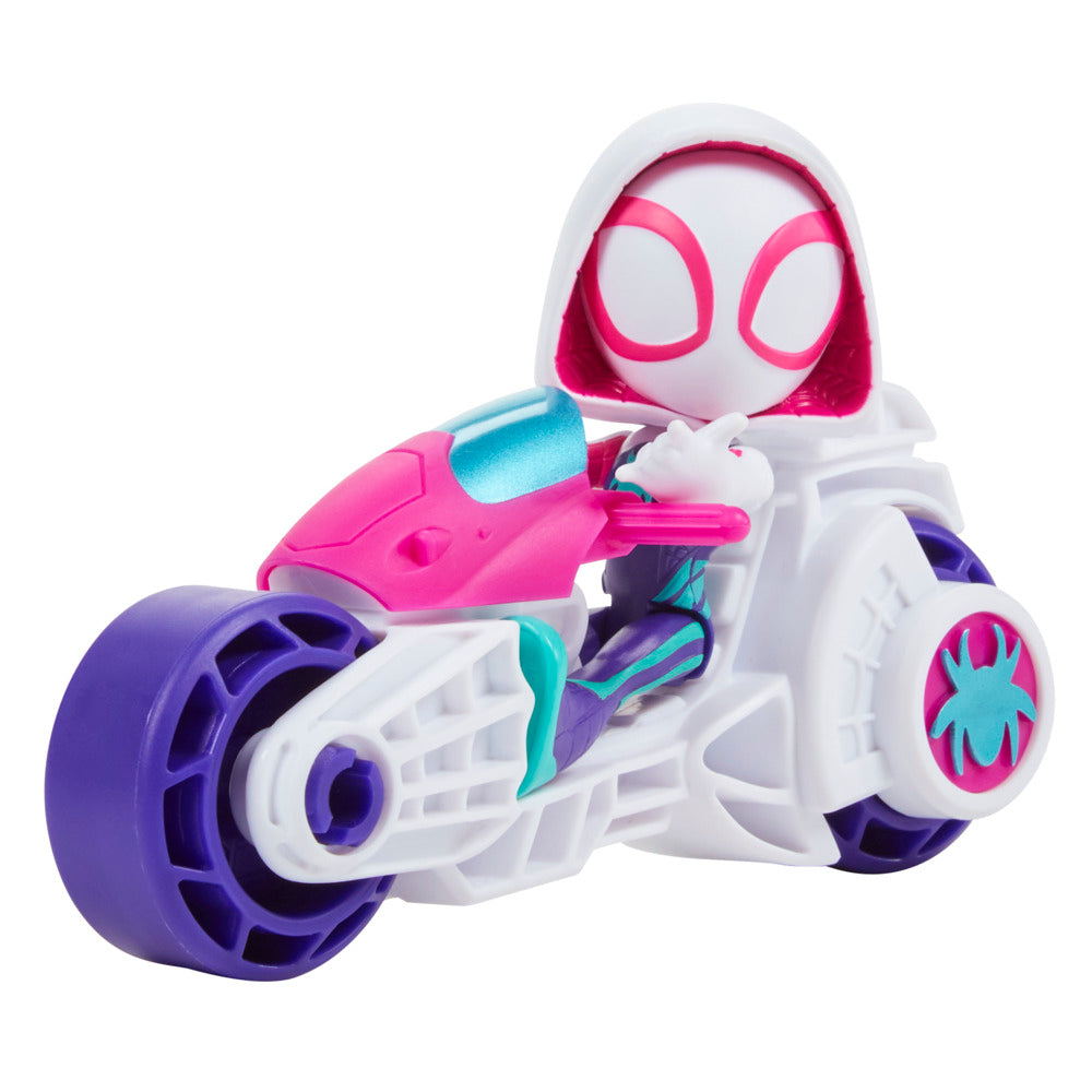 Marvel's Ghost - Spider Motorcycle Set with Spidey Action Figure