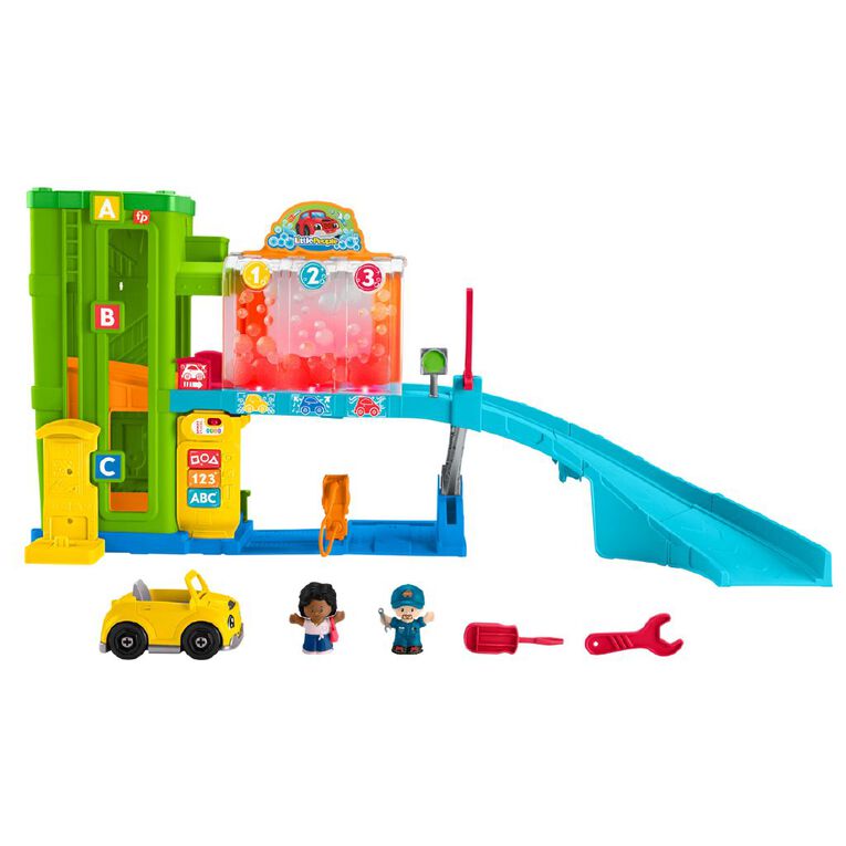 Fisher-Price Little People Light-Up Learning Garage - Ideal for Toddlers