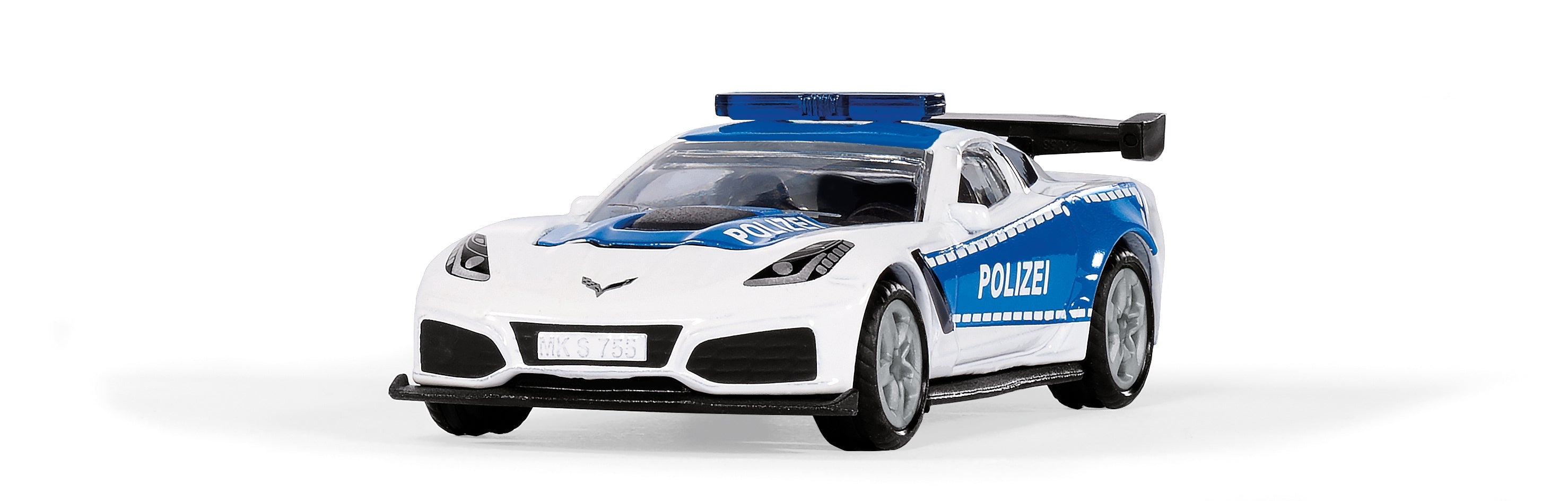 High - quality Siku Die - cast Chevrolet Corvette ZR1 Police Model