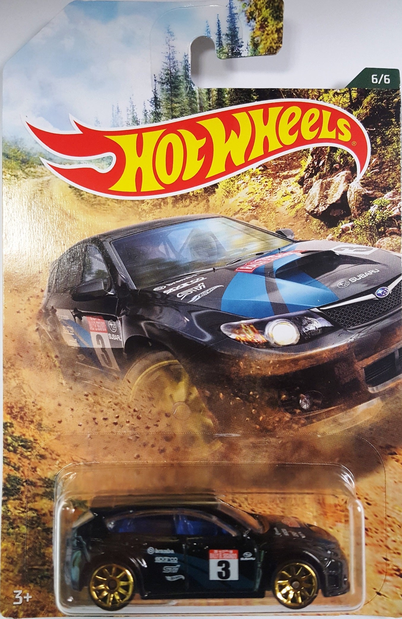 Hot Wheels 1:64 Scale Subaru Wrx Sti - Backroad Rally Sport Kit (6/6) - Great for Collectors
