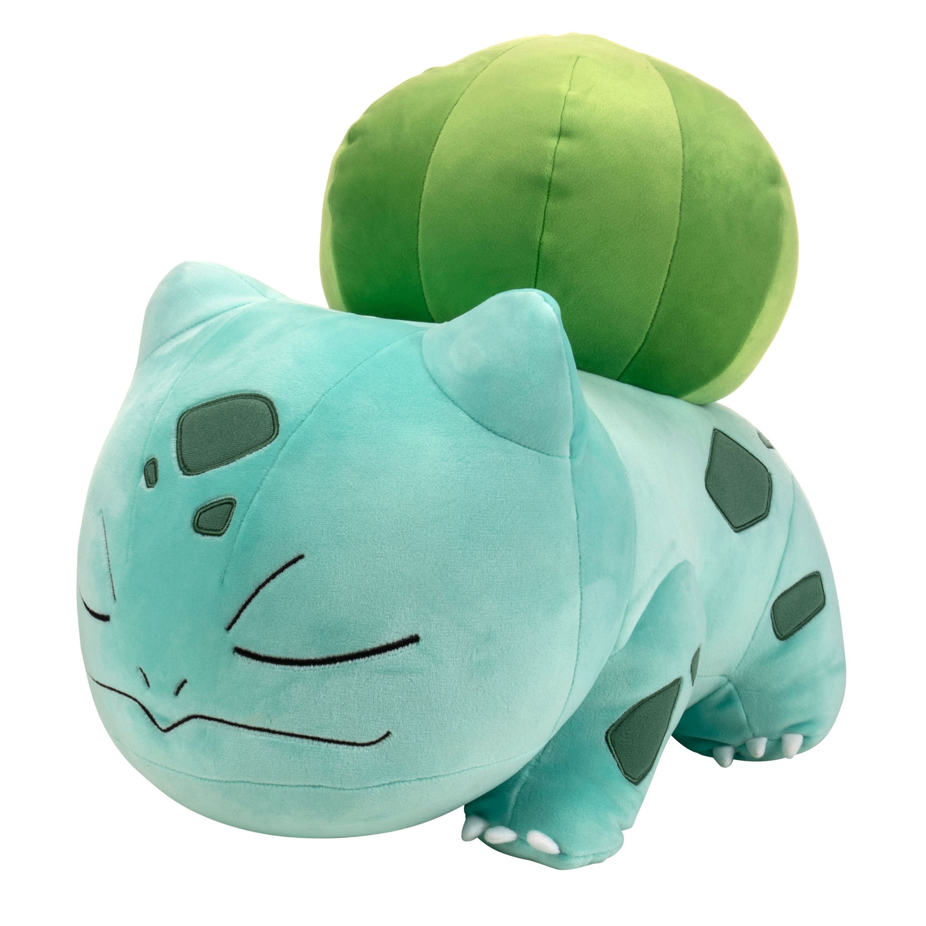 Get This 18-Inch Sleeping Bulbasaur Plush Toy for Pokémon Fans - Great Deal!