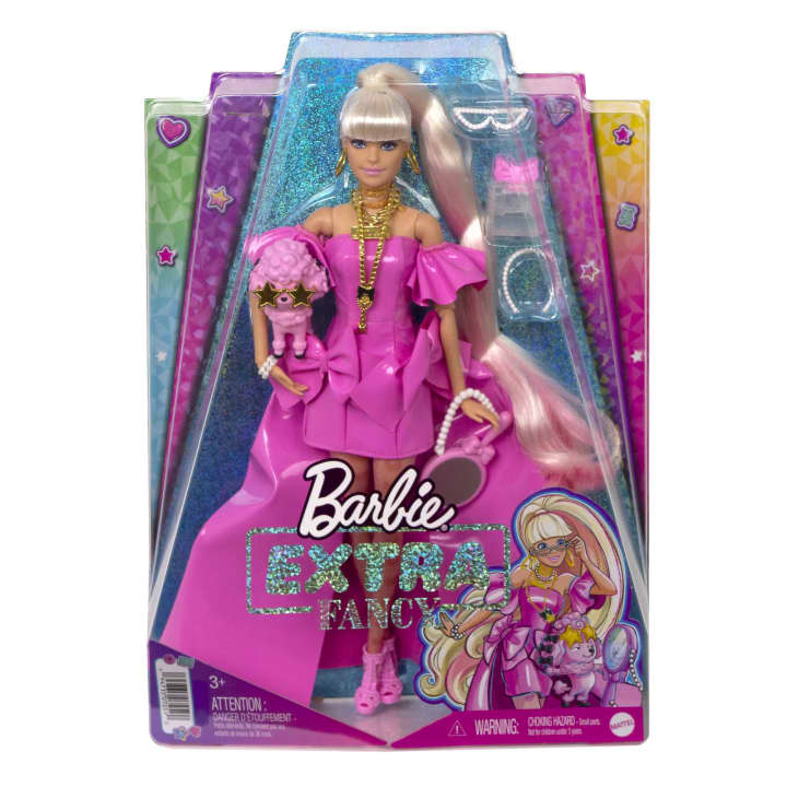 Hot Deal! Barbie Extra Fancy Pink Gown Doll with Luxe Accessories and Pet
