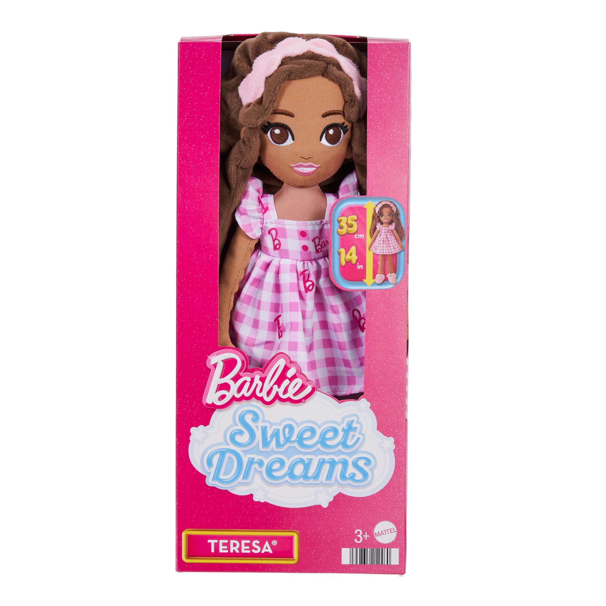 Hot! Barbie Sweet Dreams Teresa Plush Doll