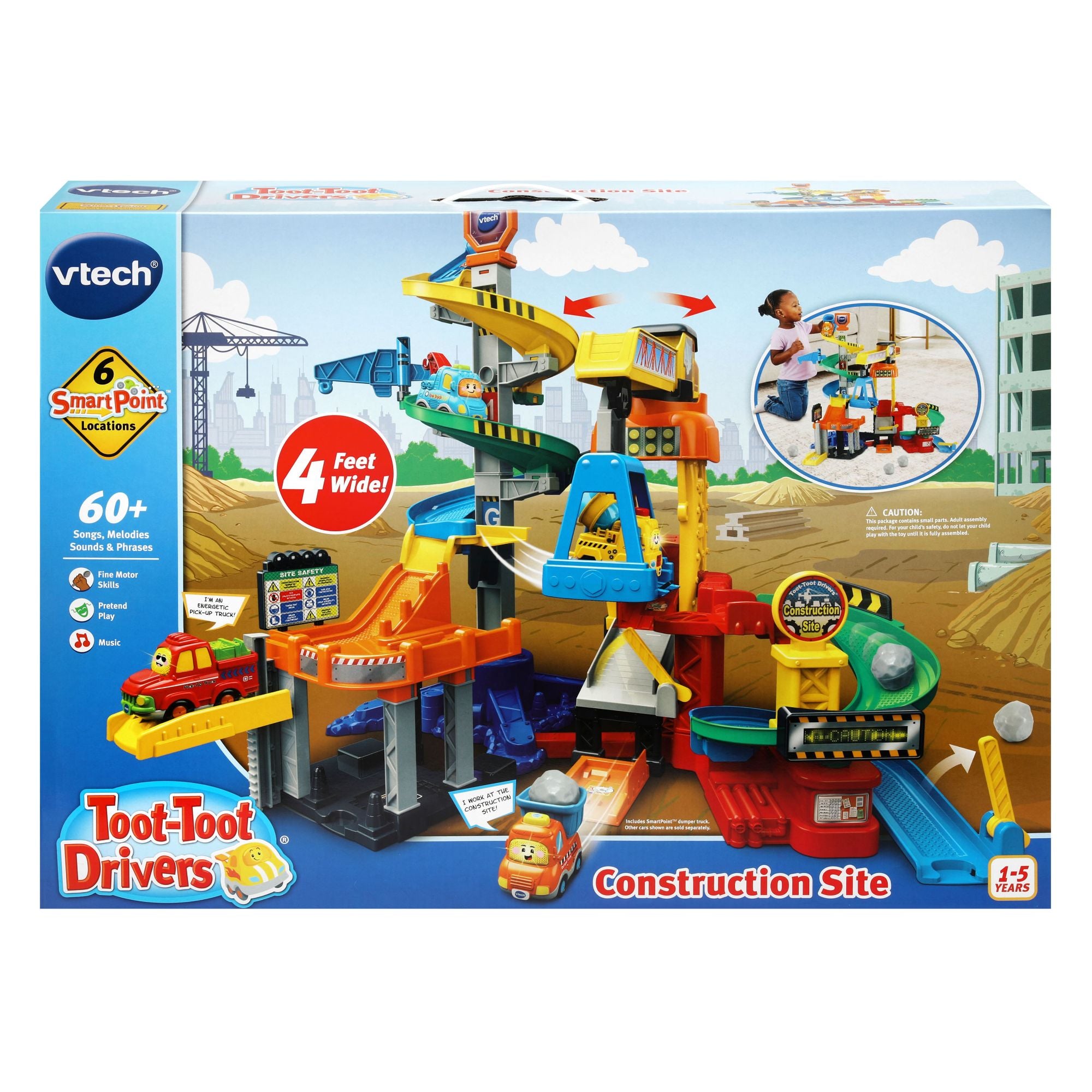 Hot Sale! VTech Toot - Toot Drivers Construction Site Play Set for Kids Aged 1 - 5