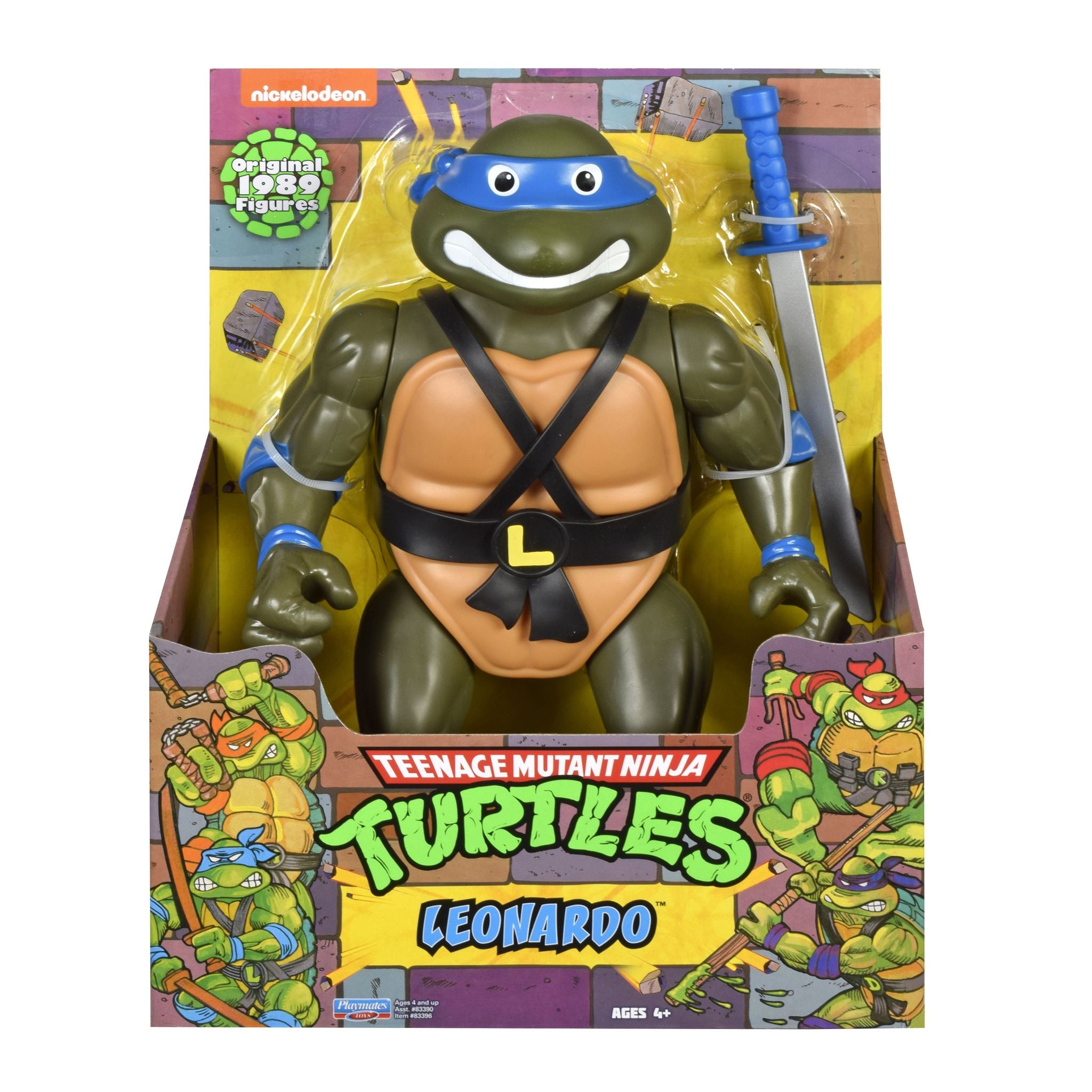 12-Inch Classic Teenage Mutant Ninja Turtles Leonardo Posable Giant Figure