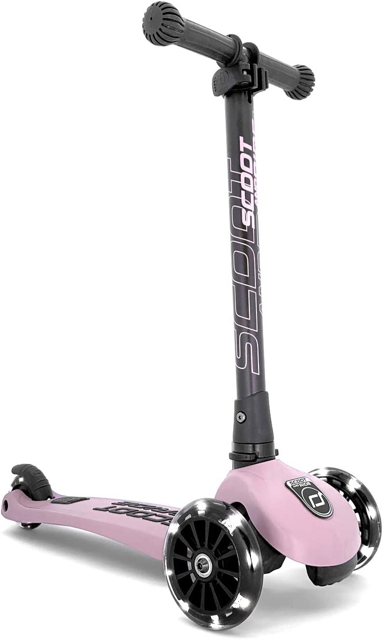 Hot Sale! Scoot & Ride Highwaykick 3 LED Rose Kick Scooter for 3 - 6 Year - Old Kids