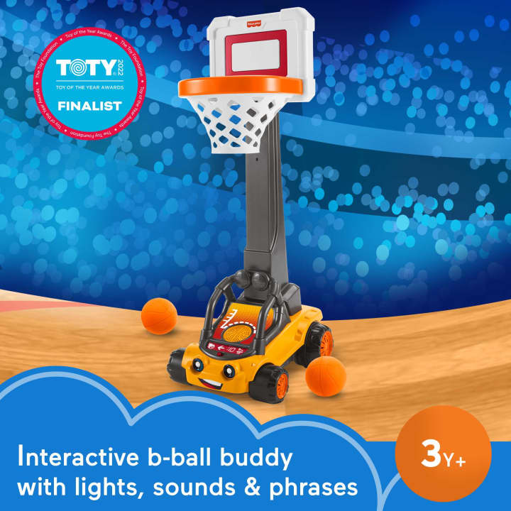 Fisher-Price Electronic B.B. Hoopster Basketball Toy - Perfect for Preschool Athletes