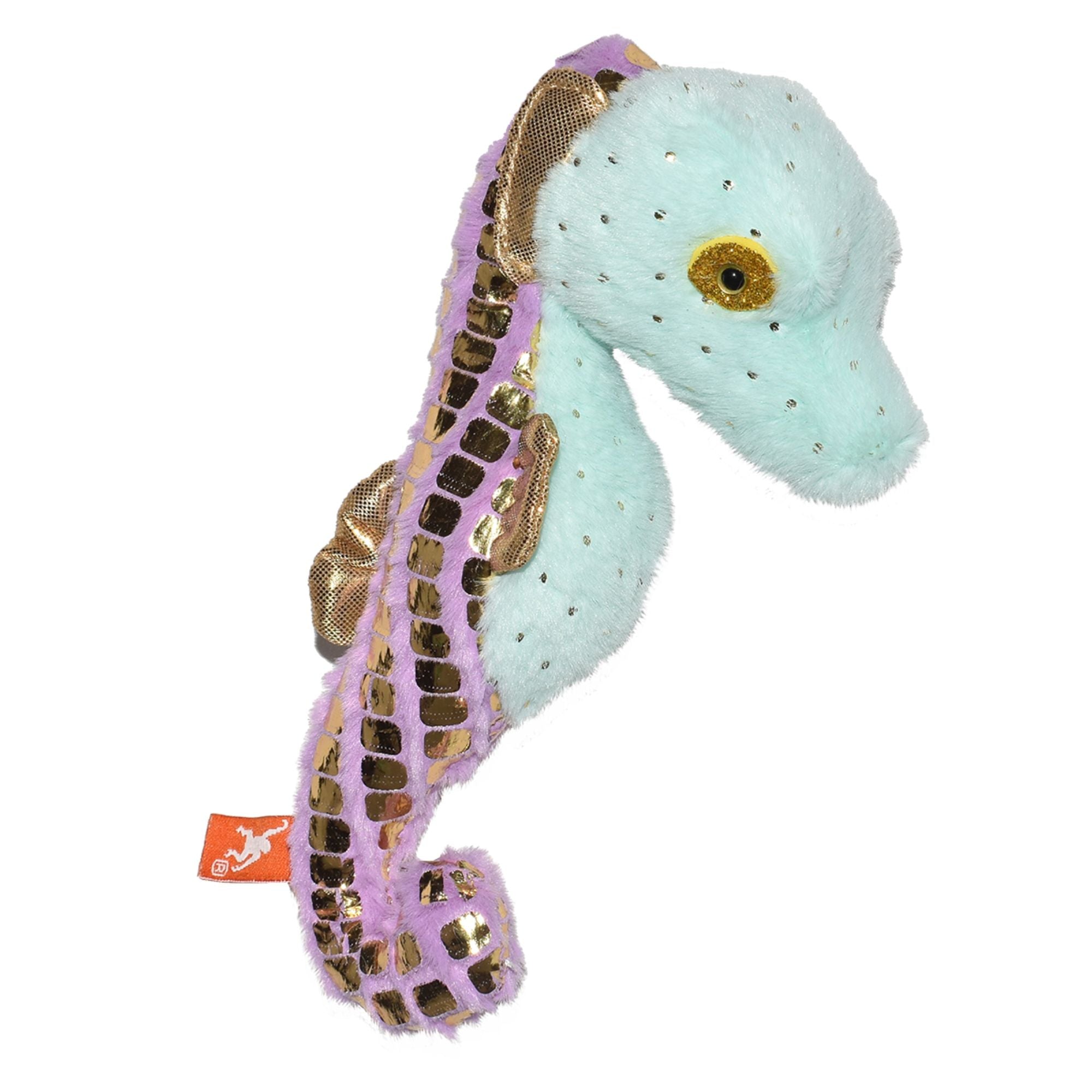 Wild Republic 7 - Inch Foilkins Jr Green Seahorse Stuffed Toy