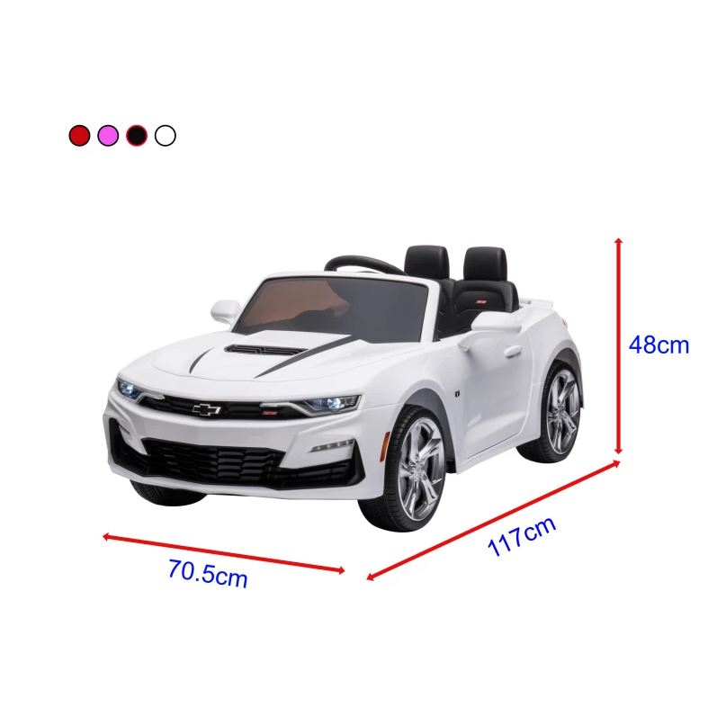 Hot Deal! 12 Volt Electric Black Chevrolet Camaro Ride - On Toy for Kids