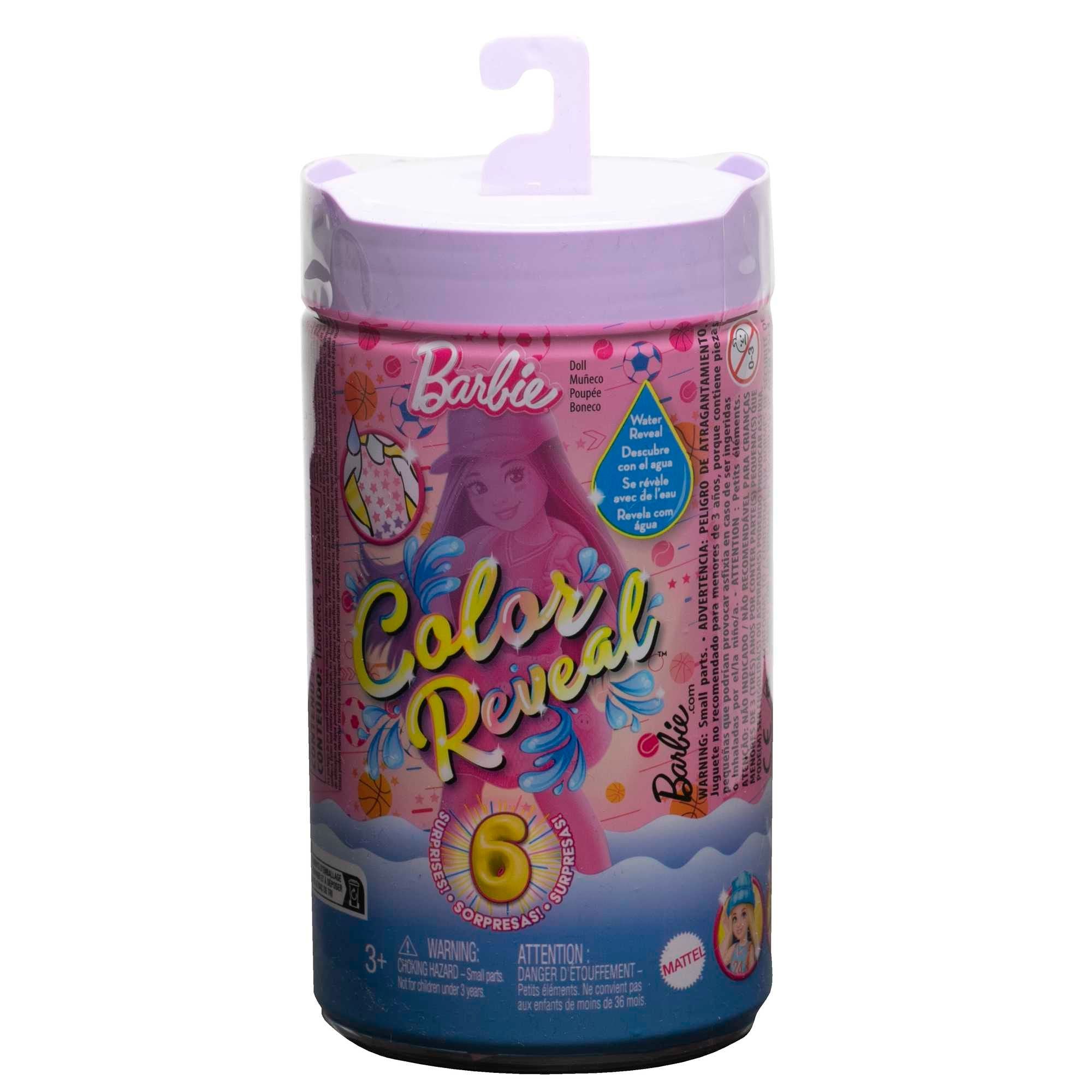 Hot! Barbie Color Reveal Chelsea Sporty Series - Blue