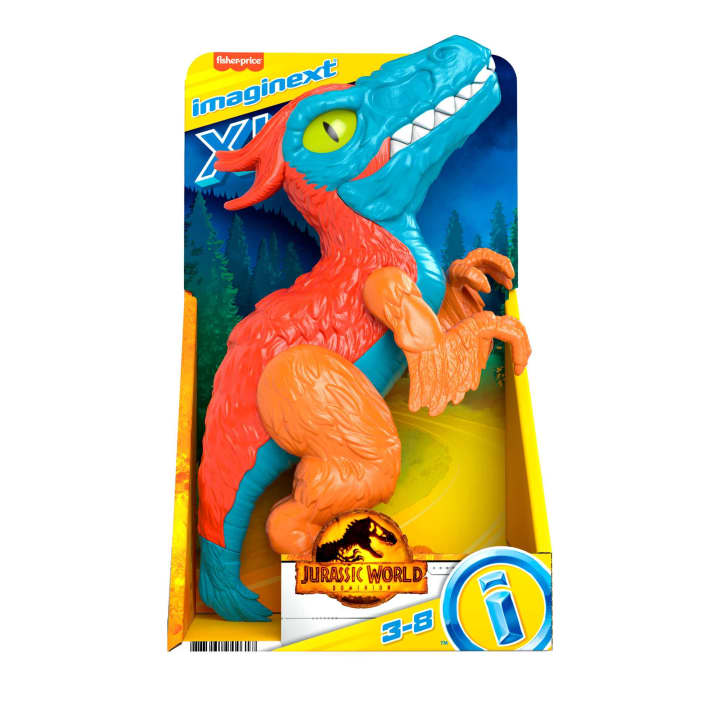 Fisher-Price Imaginext Jurassic World XL Dino Fire - Ideal for Pretend Play