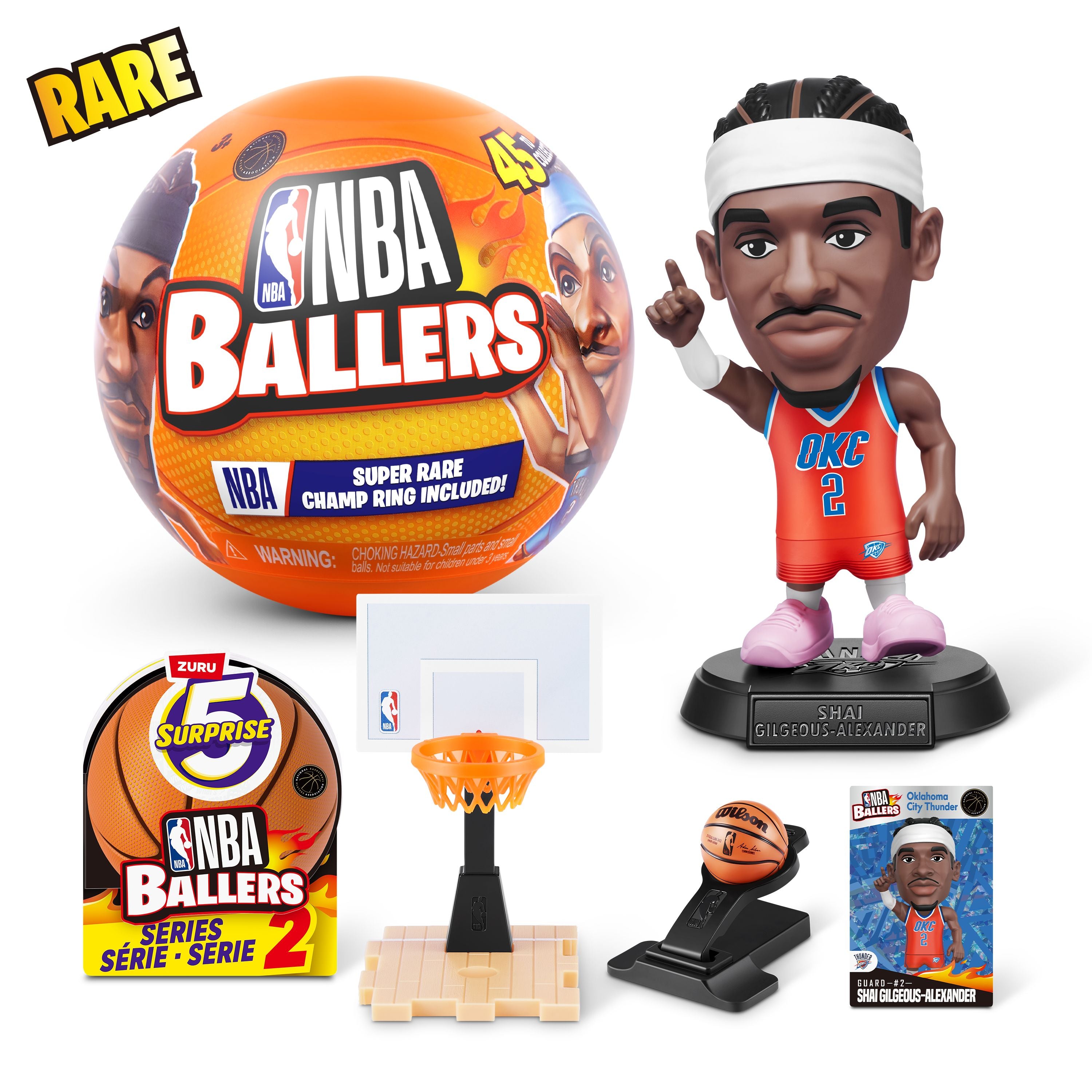 Hot Deal! ZURU 5 Surprise Second Series NBA Baller Collectible Figures
