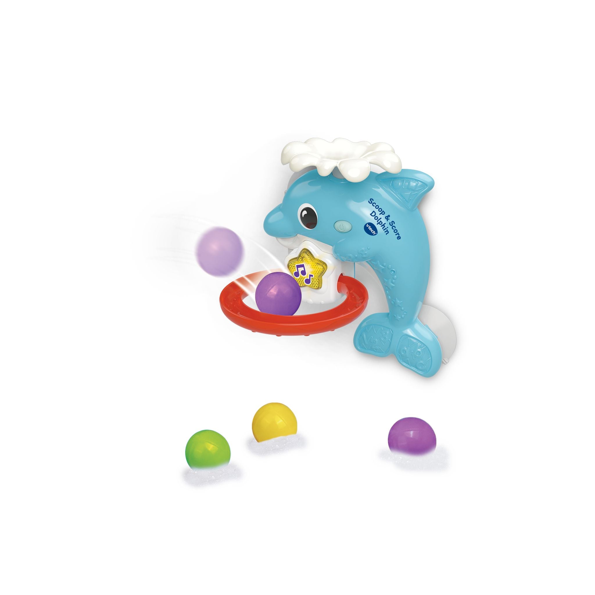 Hot! VTech Scoop & Score Dolphin Bath Toy
