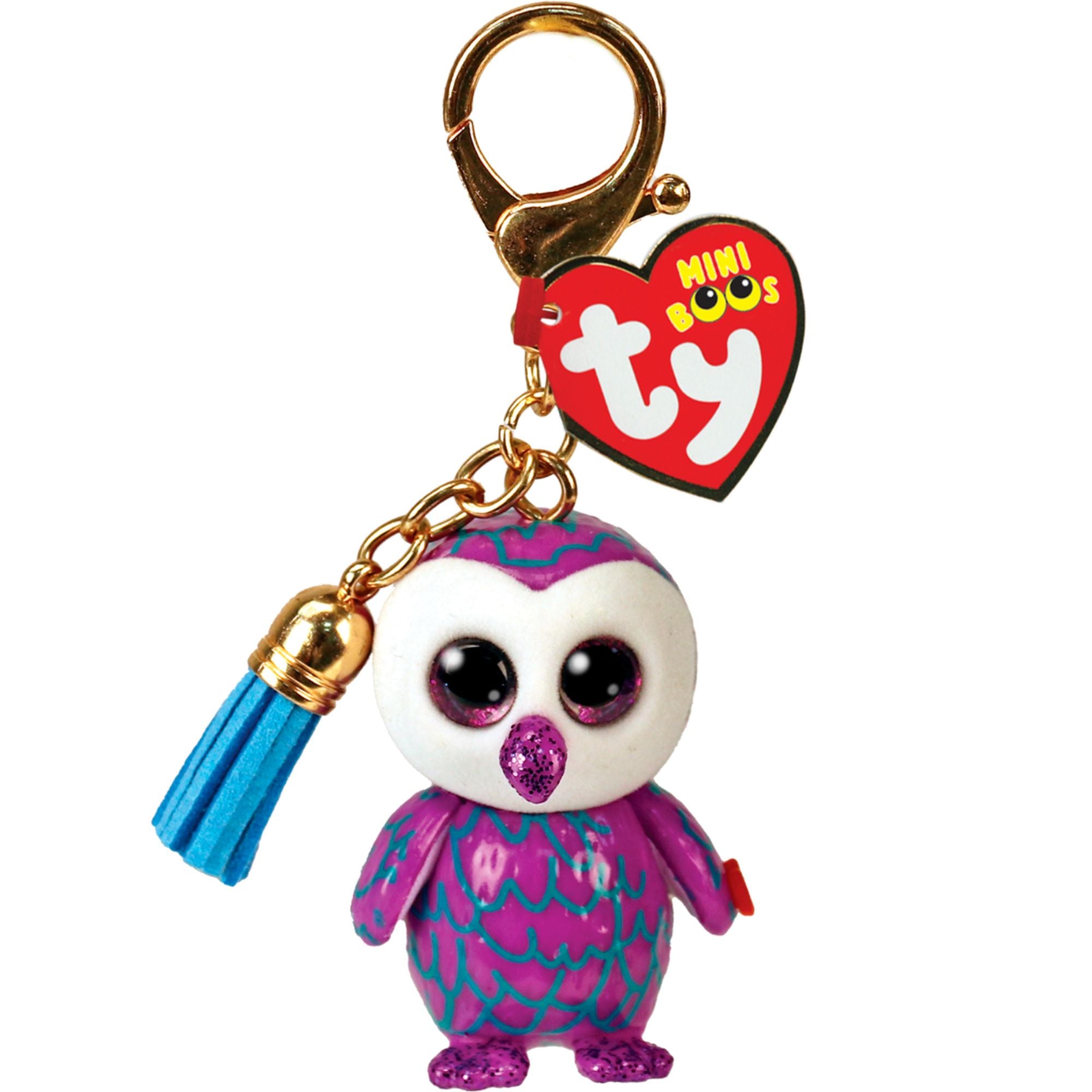 Limited Offer! Ty Mini Glittery Owl Clip - Moonlight Owl Collectible