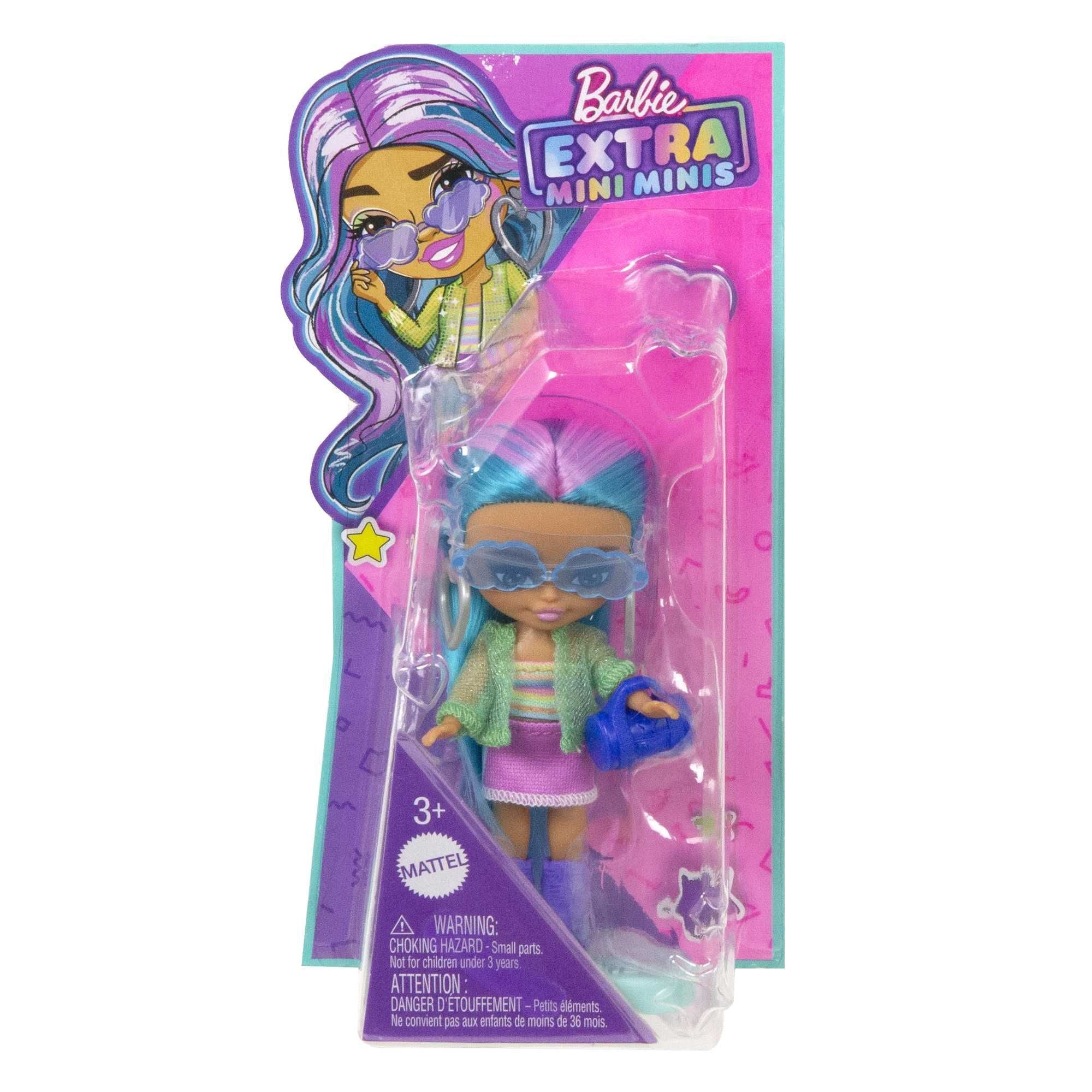 Hot Deal! Barbie Extra Miniature Dolls with Stunning Blue Hair