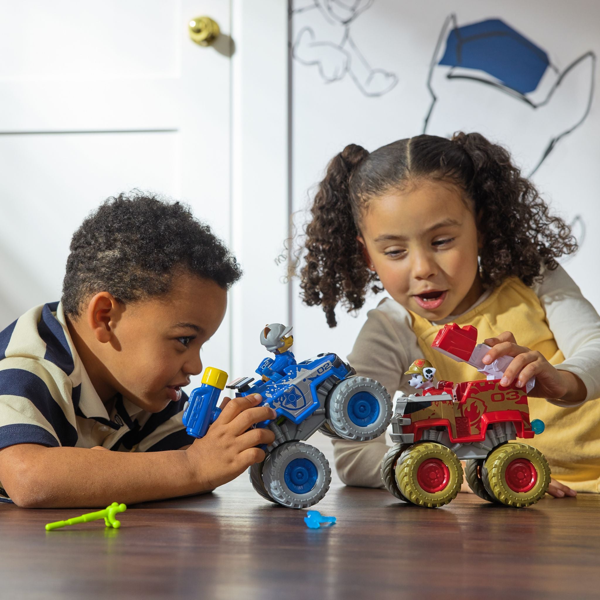 PAW Patrol Chase & Marshall Metallic Rescue Wheels Team Pack for Kids